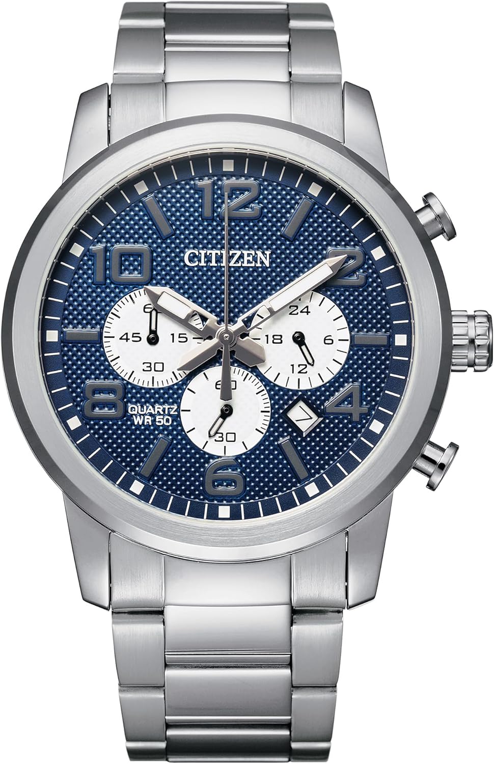 Citizen Quartz Mens Watch, Stainless Steel, Classic Citizen Quartz Mens Watch, Stainless Steel, Classic
