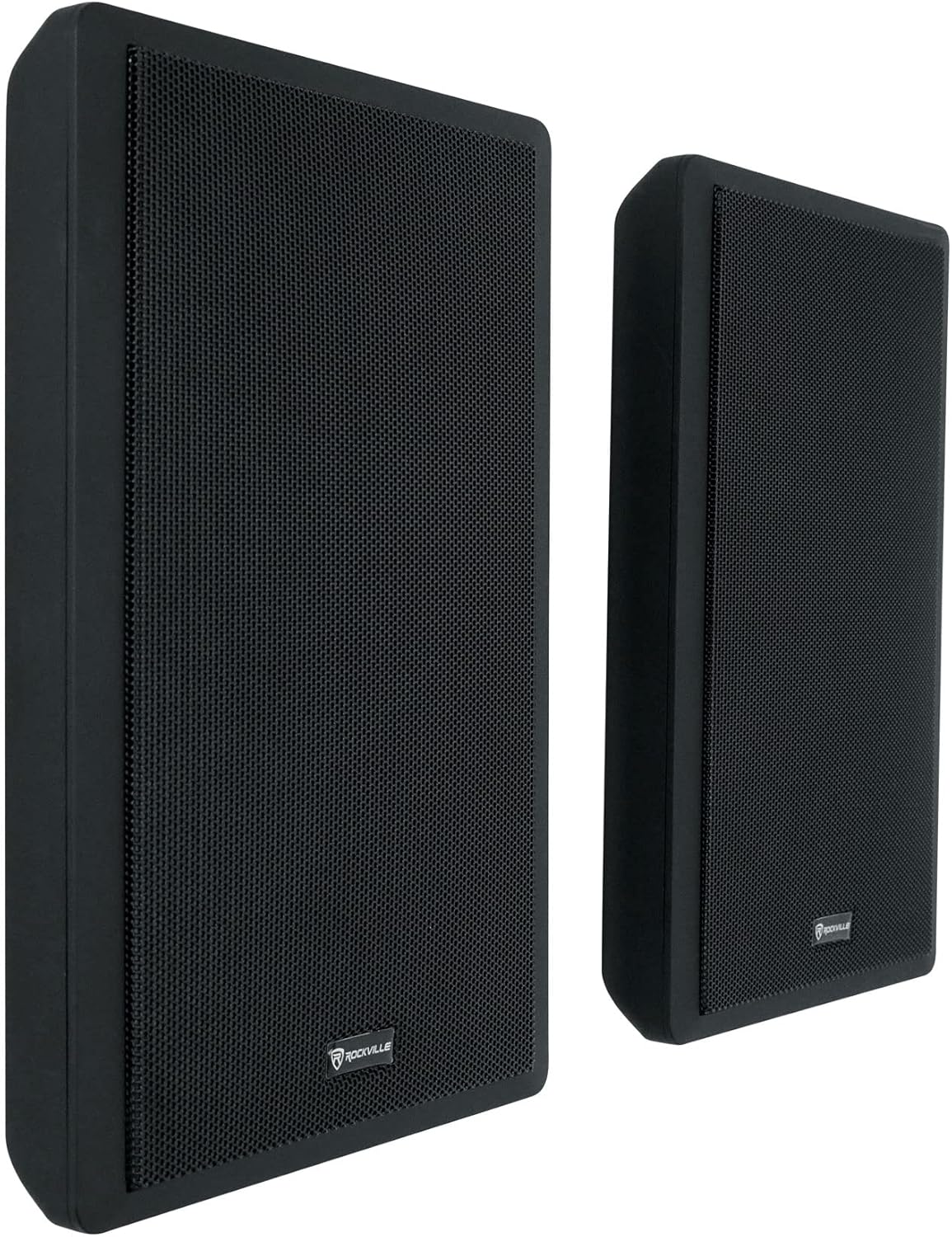 Rockville 2 RockSlim Black Home Theater 5.25″ 240w Easy Wall Mount Slim Speakers Rockville 2 RockSlim Black Home Theater 5.25″ 240w Easy Wall Mount Slim Speakers