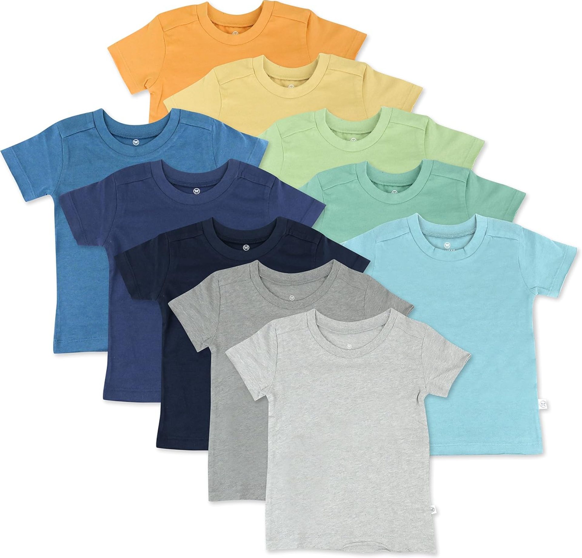 HonestBaby Multipack Short Sleeve T-Shirt Tee 100% Organic Cotton Infant Baby, Toddler, Little Kids Boys, Girls, Unisex HonestBaby Multipack Short Sleeve T-Shirt Tee 100% Organic Cotton Infant Baby, Toddler, Little Kids Boys, Girls, Unisex