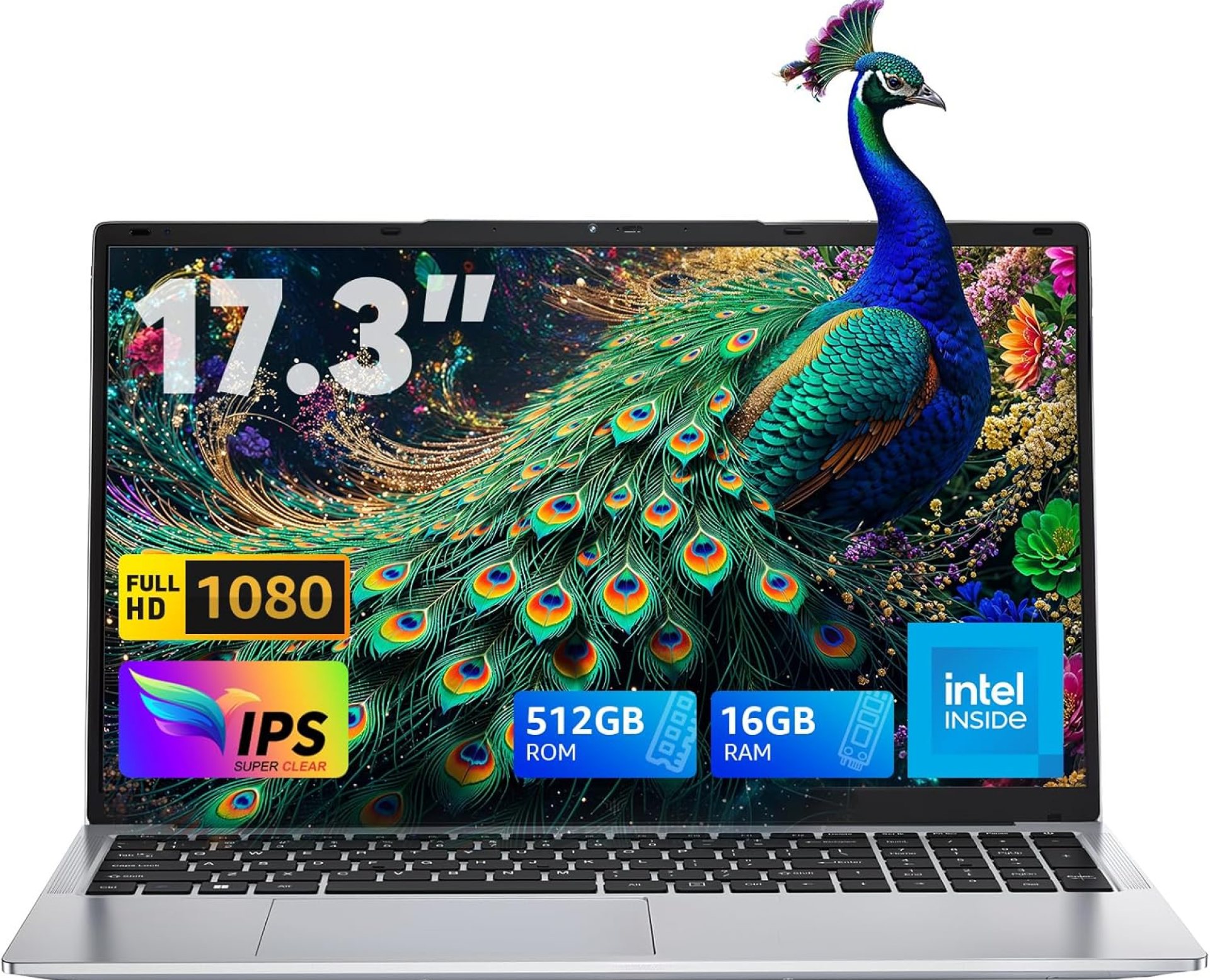 ACEMAGIC 2025 Laptop,17.3-Inch FHD Display Laptop Computer with Quad Core-12th Alder Lake N97(Up to 3.6GHz), 16GB RAM 512GB ROM Gaming Laptop Computer, 6000Mah Battery,Silver ACEMAGIC 2025 Laptop,17.3-Inch FHD Display Laptop Computer with Quad Core-12th Alder Lake N97(Up to 3.6GHz), 16GB RAM 512GB ROM Gaming Laptop Computer, 6000Mah Battery,Silver