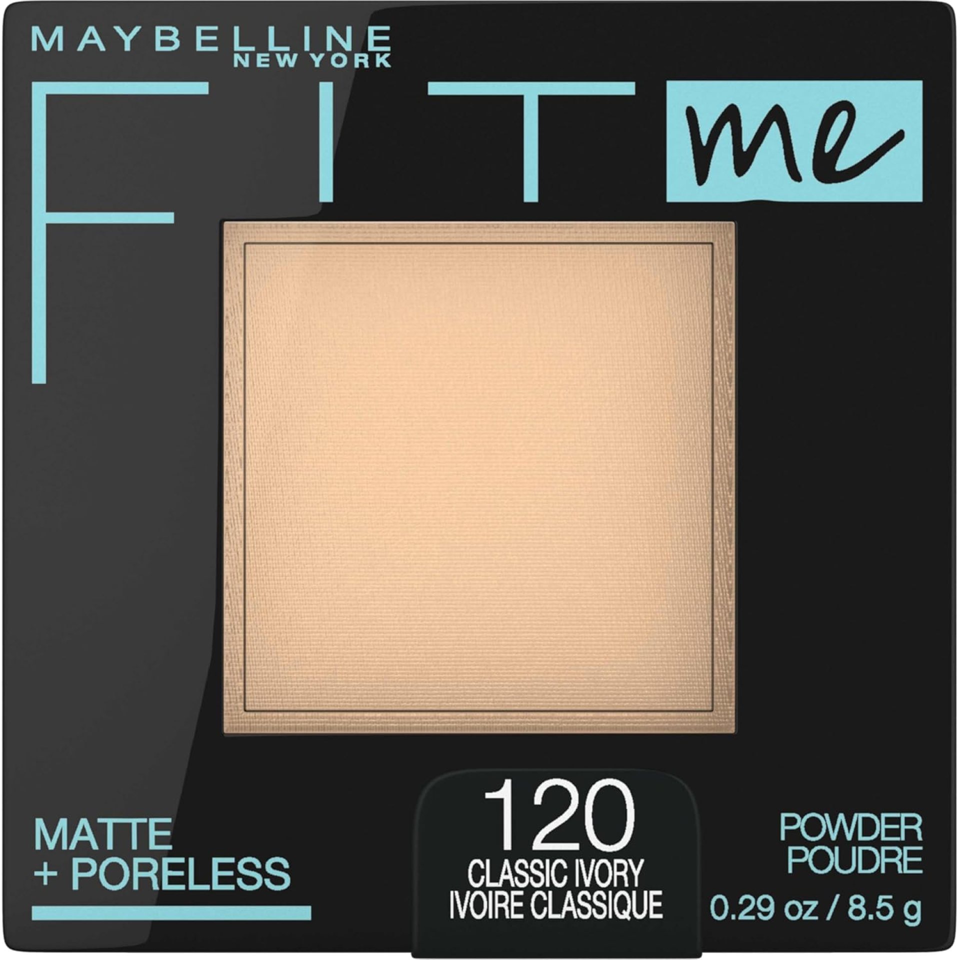 Maybelline Fit Me Matte + Poreless Pressed Face Powder Makeup & Setting Powder, Classic Ivory, 1 Count Maybelline Fit Me Matte + Poreless Pressed Face Powder Makeup & Setting Powder, Classic Ivory, 1 Count