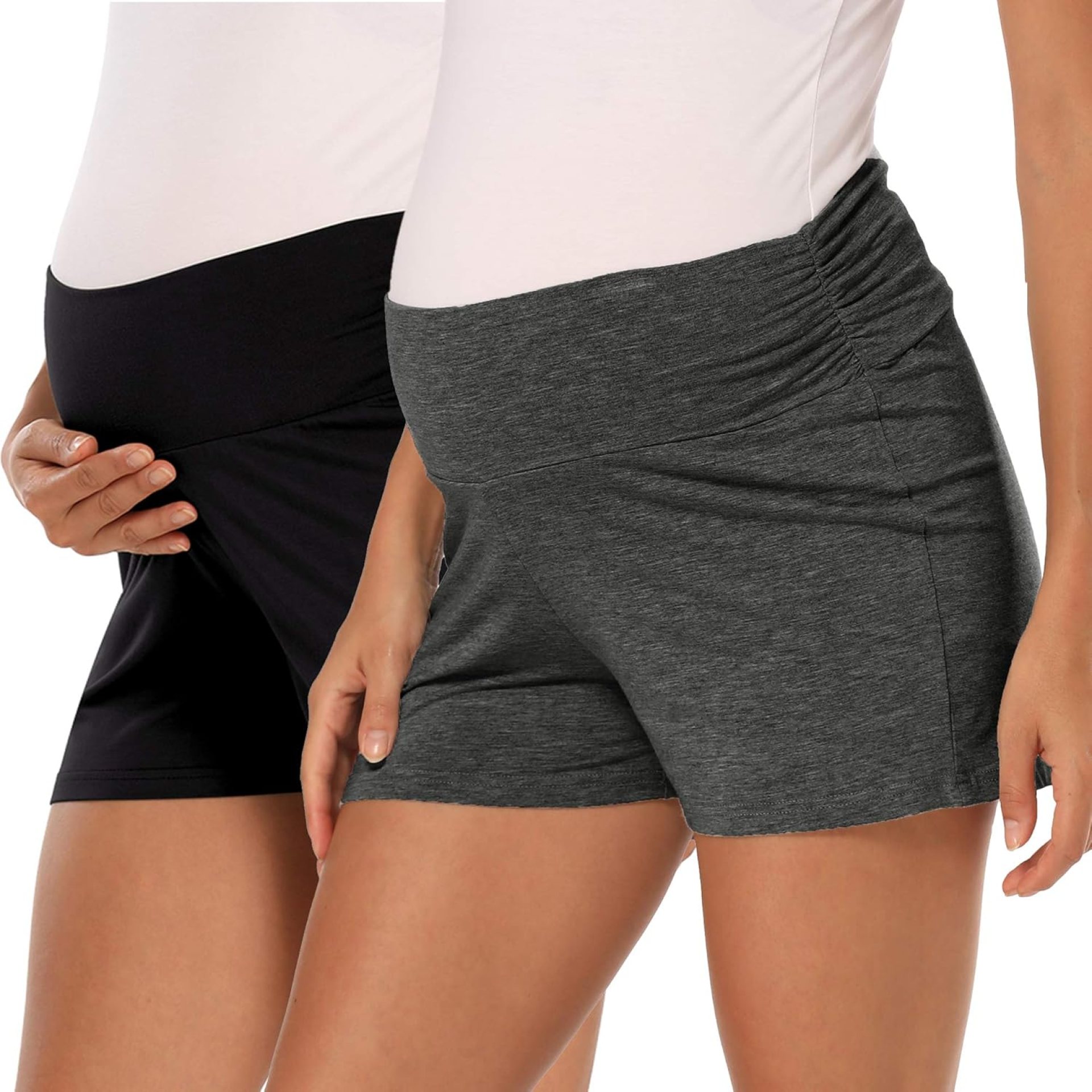fitglam Women’s Maternity Shorts Lounge Sleep Pajama Workout Comfy Stretchy Pregnancy Shorts fitglam Women’s Maternity Shorts Lounge Sleep Pajama Workout Comfy Stretchy Pregnancy Shorts