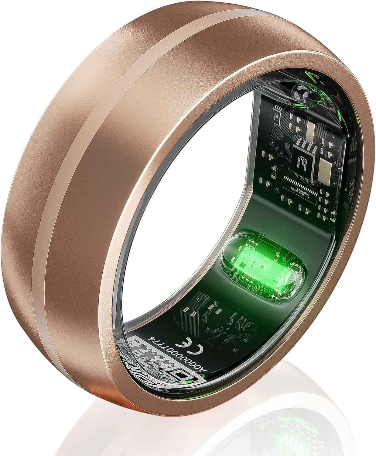Smart Ring Sleep Tracker, No App Subscription, Fitness Tracker for Men Women, 7-Day Battery Life Health Tracker Heart Rate Monitor, 5ATM Waterproof Compatible with iOS & Android(Rose Gold, Size 10) Smart Ring Sleep Tracker, No App Subscription, Fitness Tracker for Men Women, 7-Day Battery Life Health Tracker Heart Rate Monitor, 5ATM Waterproof Compatible with iOS & Android(Rose Gold, Size 10)