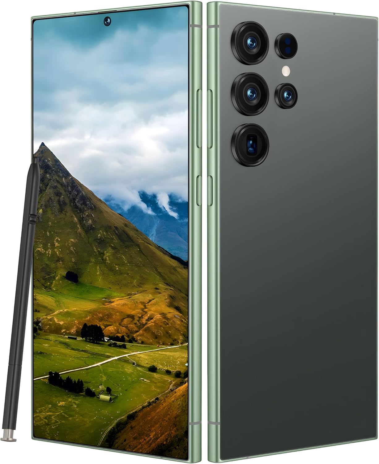 I24 Ultra 5G Unlocked Smartphone, 6.8″ HD+ Display, 8GB RAM + 256GB ROM, 6800mAh Battery, 108MP+48MP Dual Camera, Android 13, Dual SIM, Face ID, Fingerprint Lock, Global 5G Connectivity (Green) I24 Ultra 5G Unlocked Smartphone, 6.8″ HD+ Display, 8GB RAM + 256GB ROM, 6800mAh Battery, 108MP+48MP Dual Camera, Android 13, Dual SIM, Face ID, Fingerprint Lock, Global 5G Connectivity (Green)