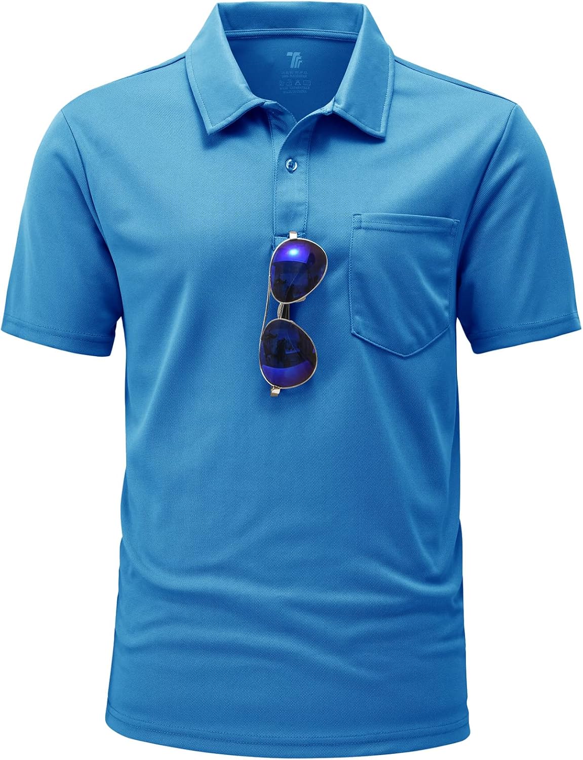 BGOWATU Men’s Polo Shirts Short Sleeve Collared Golf Shirts Quick Dry Tennis Shirt with Pocket BGOWATU Men’s Polo Shirts Short Sleeve Collared Golf Shirts Quick Dry Tennis Shirt with Pocket