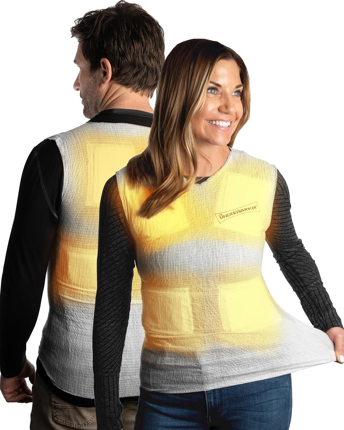 Heated Shirt, Compression Baselayer, 8 Built in Heat Packs, Body Warmer Heated Shirt, Compression Baselayer, 8 Built in Heat Packs, Body Warmer