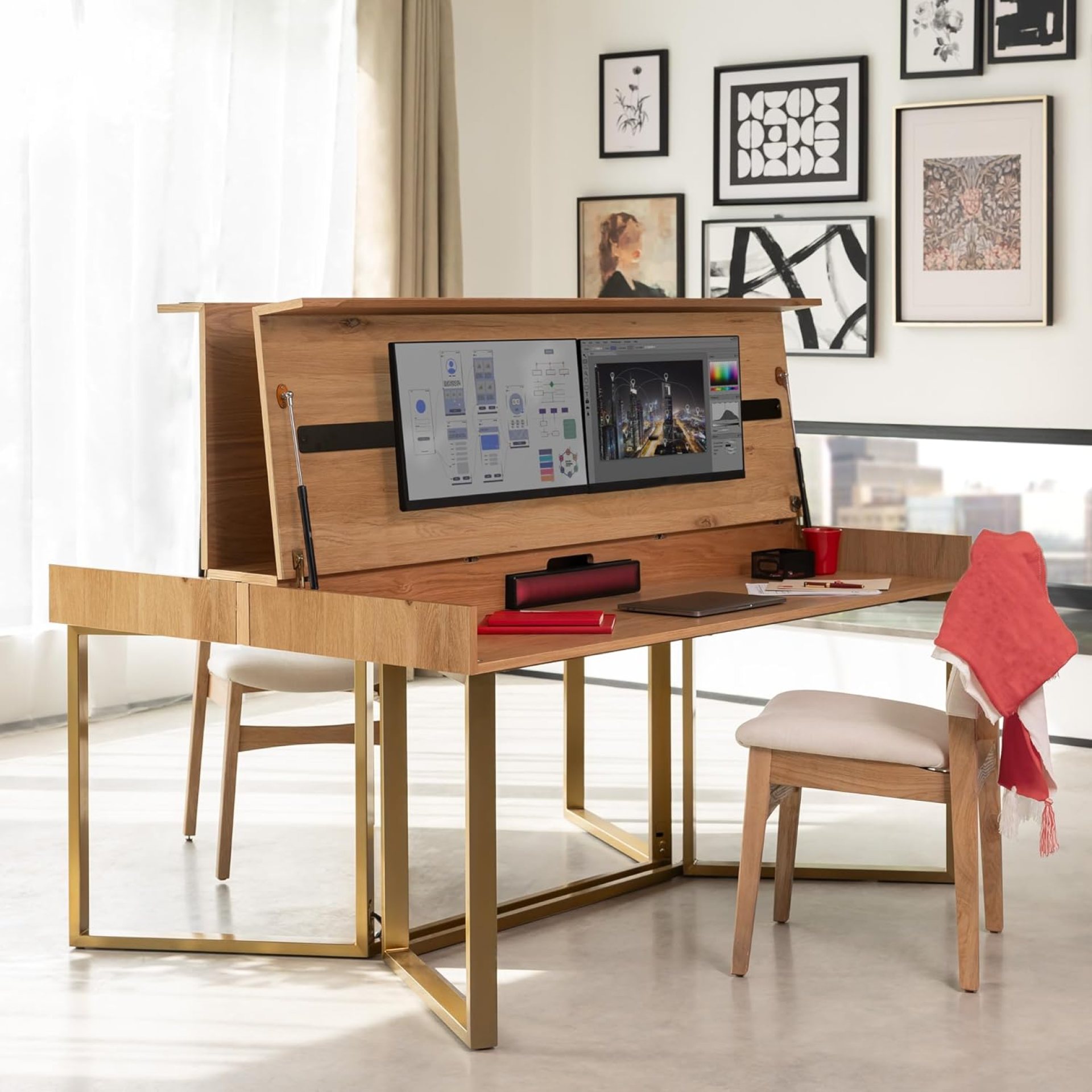 Transformer Table to Desk Home Office Gaming Computer l Shaped Small Dining Room Living Bedroom Kitchen Corner with Storage Space Laptop Study Speaker Light Wood rearrangeable Modular Furniture. (2) Transformer Table to Desk Home Office Gaming Computer l Shaped Small Dining Room Living Bedroom Kitchen Corner with Storage Space Laptop Study Speaker Light Wood rearrangeable Modular Furniture. (2)