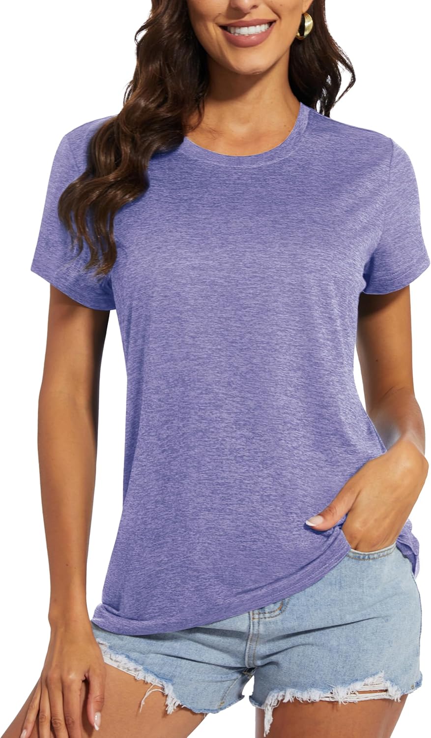 MAGCOMSEN Women’s Short Sleeve Quick Dry T-Shirts Wicking Moisture Workout Athletic Running Shirts MAGCOMSEN Women’s Short Sleeve Quick Dry T-Shirts Wicking Moisture Workout Athletic Running Shirts