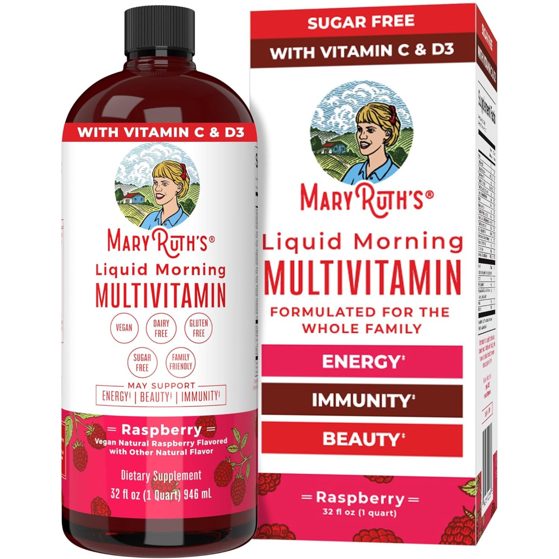 MaryRuth Organics Multivitamin for Women Men & Kids | Vegan, Sugar Free | Womens Multivitamin & Multimineral | Beauty & Energy Women’s Multivitamin | Non-GMO | 32 Fl Oz MaryRuth Organics Multivitamin for Women Men & Kids | Vegan, Sugar Free | Womens Multivitamin & Multimineral | Beauty & Energy Women’s Multivitamin | Non-GMO | 32 Fl Oz