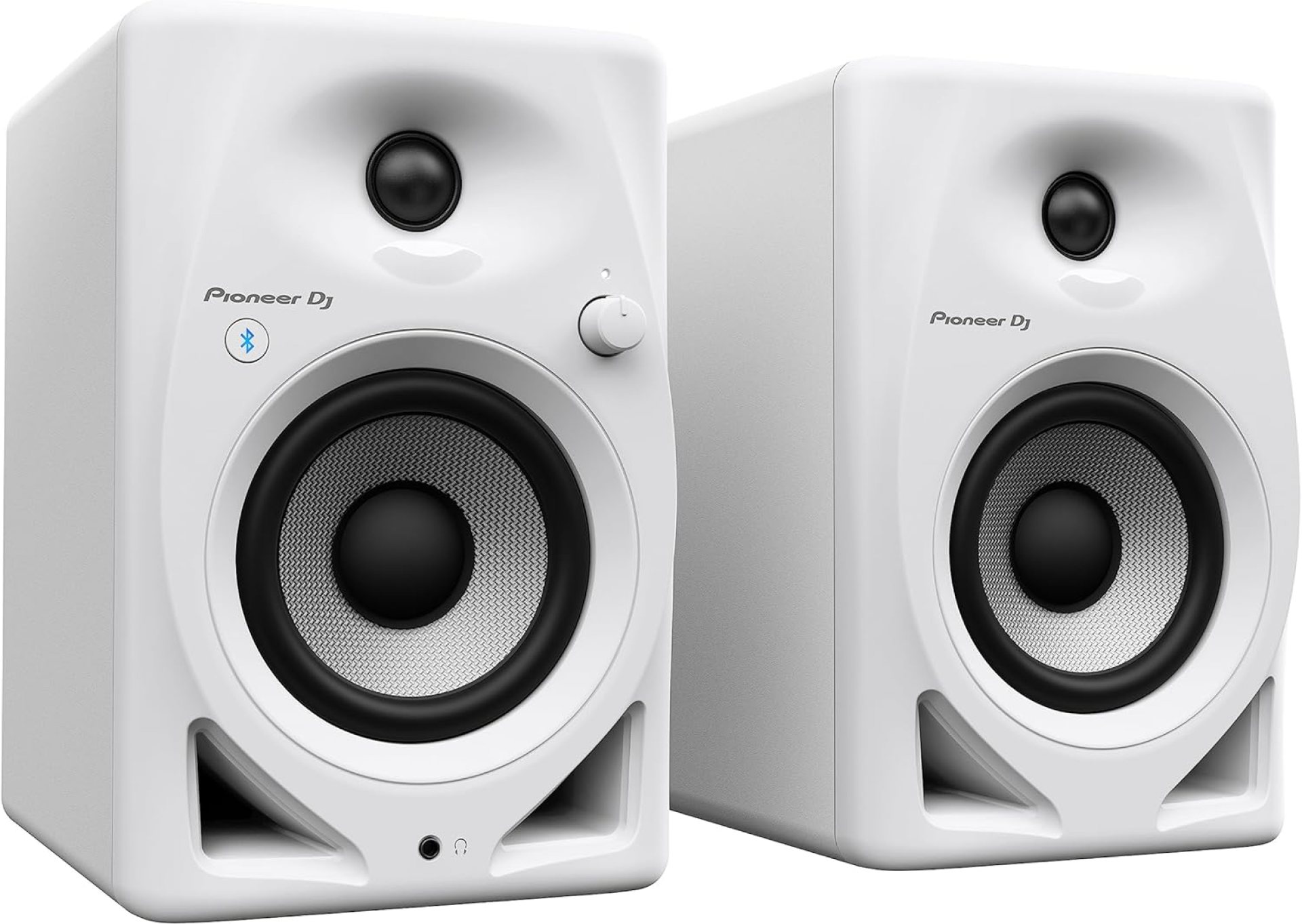 Pioneer DJ DM-40D-BT-W 4-inch Desktop Active Monitor Speaker with Bluetooth – White Pioneer DJ DM-40D-BT-W 4-inch Desktop Active Monitor Speaker with Bluetooth – White