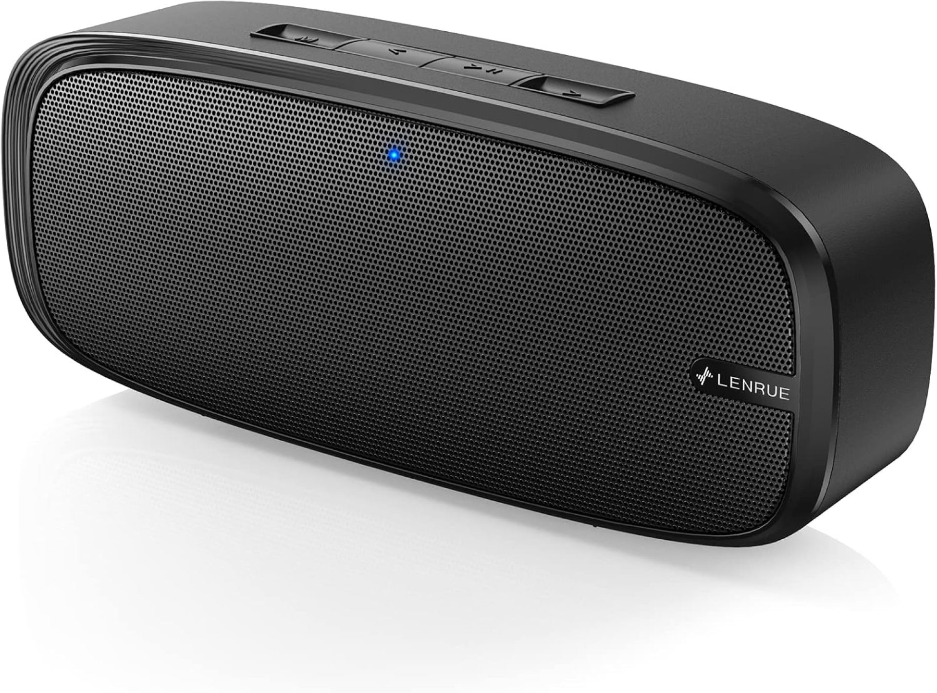 LENRUE Bluetooth Speaker, Wireless Portable Speaker with Loud Stereo Sound, Rich Bass, 12-Hour Playtime, Built-in Mic. Perfect for iPhone, Samsung and More LENRUE Bluetooth Speaker, Wireless Portable Speaker with Loud Stereo Sound, Rich Bass, 12-Hour Playtime, Built-in Mic. Perfect for iPhone, Samsung and More