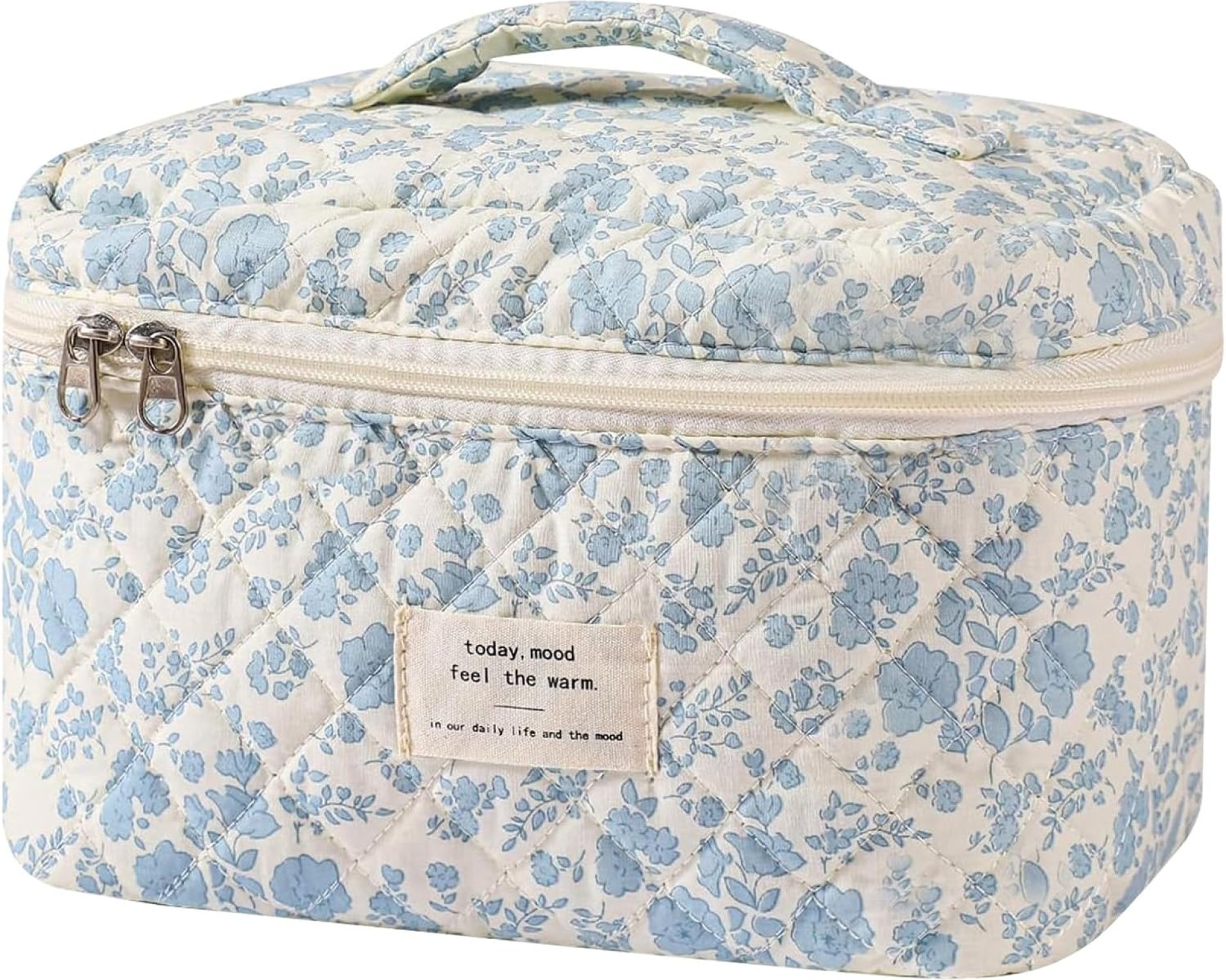 Large Makeup Bag, Cute Cosmetic Bag for Women Girls, Floral Coquette Aesthetic Toiletry Bag, Travel Make Up Organizer Bag (BDLH) Large Makeup Bag, Cute Cosmetic Bag for Women Girls, Floral Coquette Aesthetic Toiletry Bag, Travel Make Up Organizer Bag (BDLH)