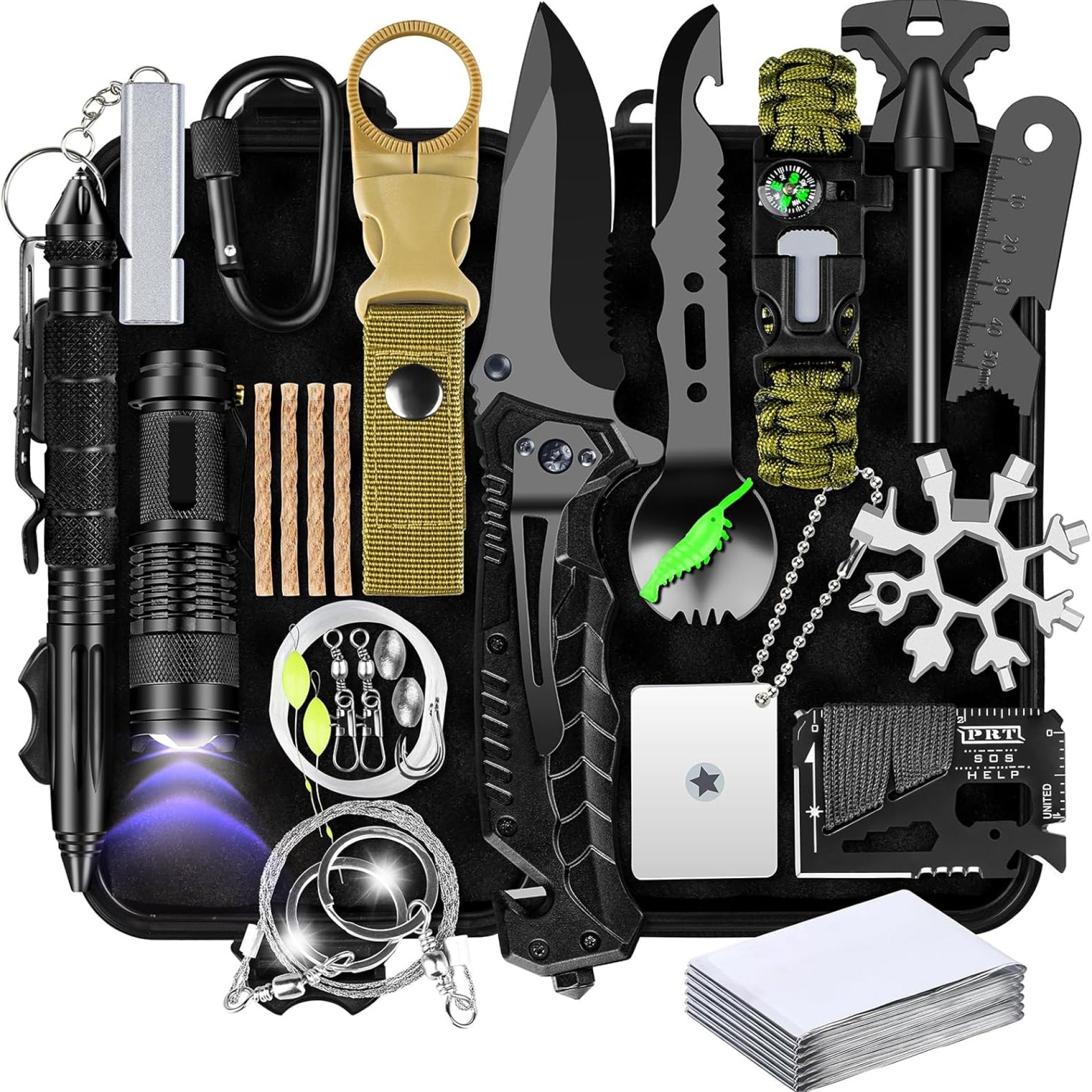 Gifts For Men Him Dad Husband, 28-In-1-Survival Kits, Men’S Gifts Survival Gear, Stocking Stuffers For Men Christmas Birthday Gifts, Unique Cool Gadgets Gifts For Camping, Hiking, Hunting Gifts For Men Him Dad Husband, 28-In-1-Survival Kits, Men’S Gifts Survival Gear, Stocking Stuffers For Men Christmas Birthday Gifts, Unique Cool Gadgets Gifts For Camping, Hiking, Hunting