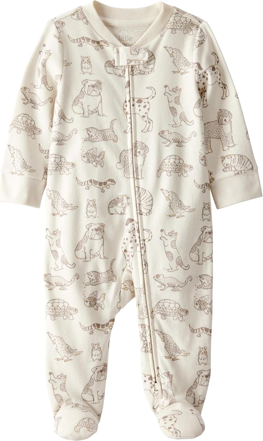 little planet by carter’s Baby Sleep and Play made with Organic Cotton, Animal Print, 3M little planet by carter’s Baby Sleep and Play made with Organic Cotton, Animal Print, 3M