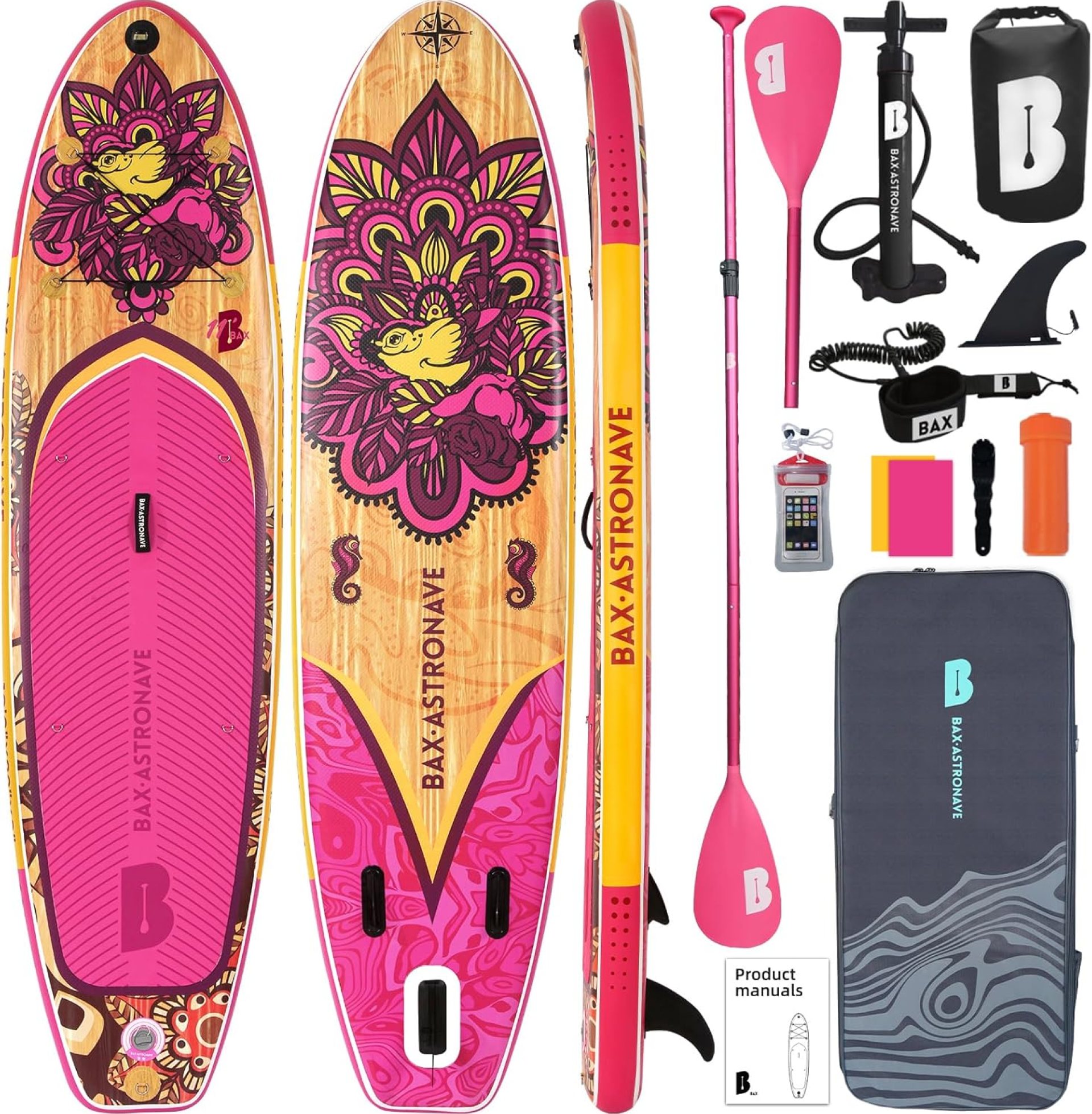 Inflatable Stand Up Paddle Board 11′ x 32” x 6” Paddleboard with Sup Accessories Backpack, Pump, Adjustable Leash for Adults & Youth of All Skill Levels Inflatable Stand Up Paddle Board 11′ x 32” x 6” Paddleboard with Sup Accessories Backpack, Pump, Adjustable Leash for Adults & Youth of All Skill Levels