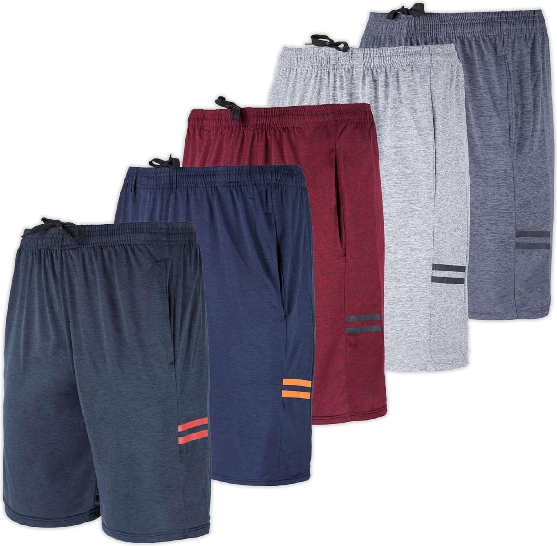 5 Pack Men’s Active Quick Dry Fit Shorts – Athletic Running Gym Workout Casual Shorts with Pockets Bulk 5 Pack Men’s Active Quick Dry Fit Shorts – Athletic Running Gym Workout Casual Shorts with Pockets Bulk