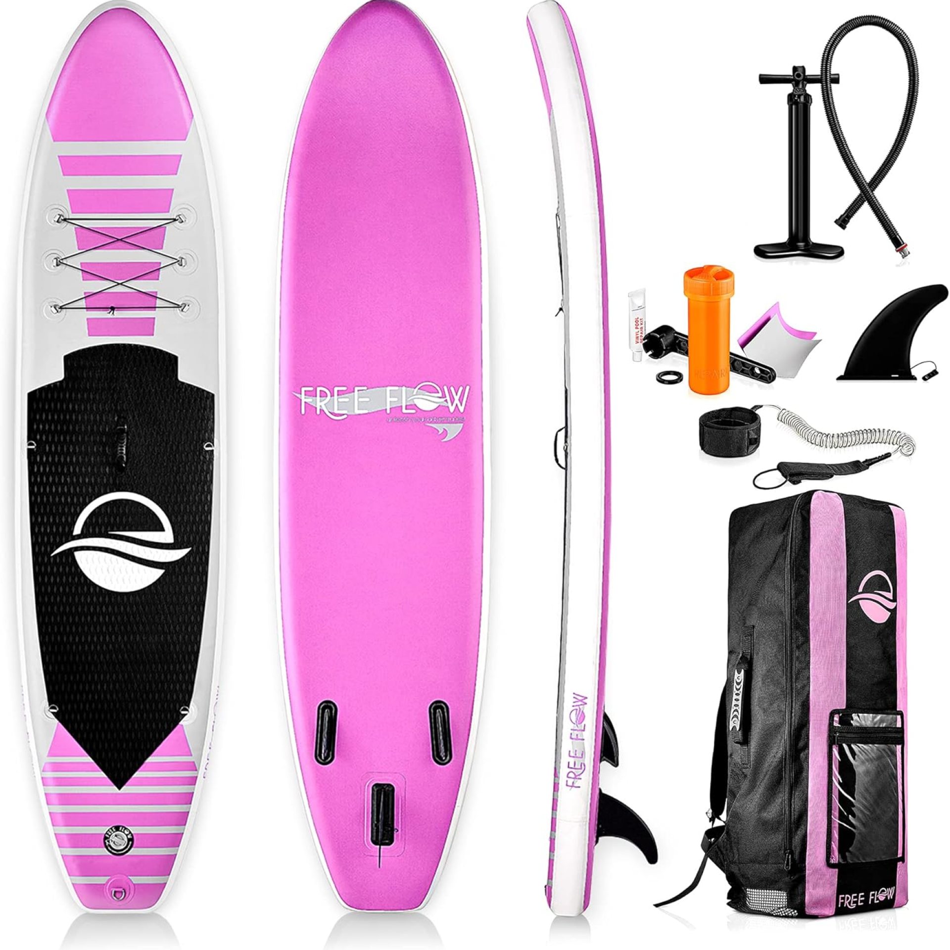SereneLife Inflatable Stand Up Paddle Board – Wide Stable Design, Non-Slip Deck for Adults & Youth with Premium Paddle Board Accessories, Carry Bag, Dual Action Pump, Paddle, Ankle Leash SereneLife Inflatable Stand Up Paddle Board – Wide Stable Design, Non-Slip Deck for Adults & Youth with Premium Paddle Board Accessories, Carry Bag, Dual Action Pump, Paddle, Ankle Leash