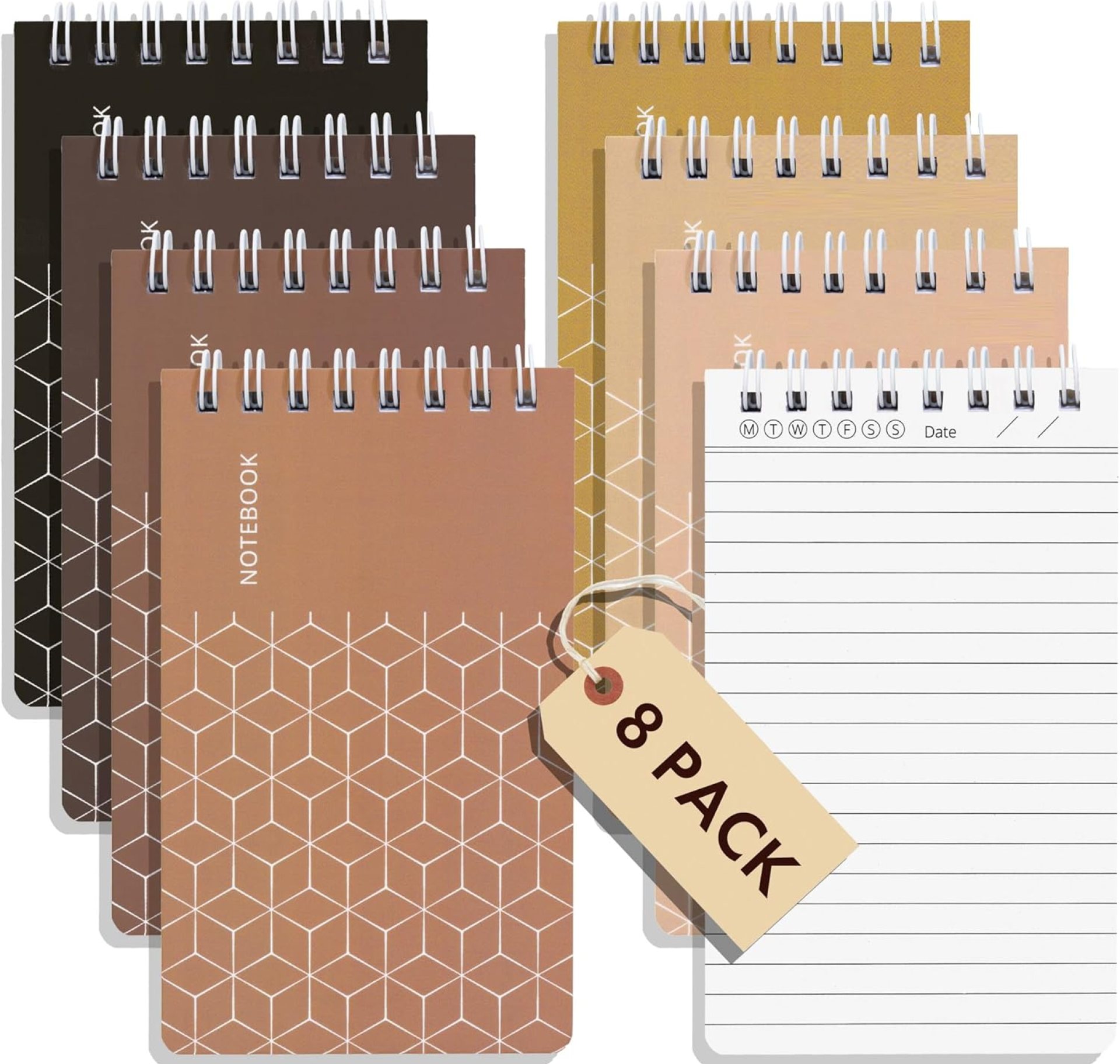 ensight Pocket Notepad 3×5 – Small Notebooks & Meeting Notepads for Work or School – Easy to Carry Pocket Sized for Bag or Desk Organization. Holds your Post-it & Sticky Notes – 8 Pack (Nude) ensight Pocket Notepad 3×5 – Small Notebooks & Meeting Notepads for Work or School – Easy to Carry Pocket Sized for Bag or Desk Organization. Holds your Post-it & Sticky Notes – 8 Pack (Nude)