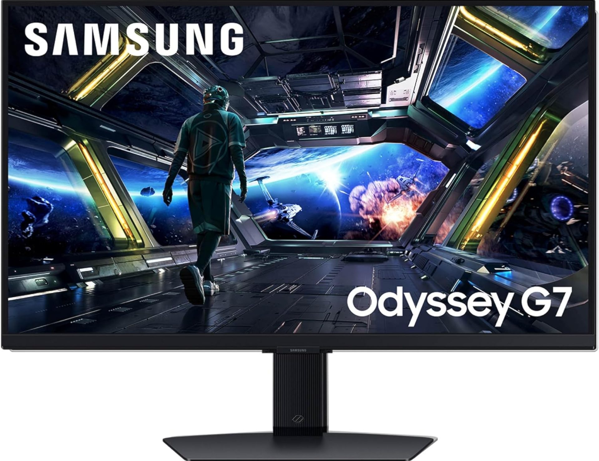 SAMSUNG 32” Odyssey G7 (G70D) 4K UHD IPS 144Hz 1ms(GtG) Smart Gaming Monitor, AMD Freesync Premium, Vivid Colors, Adjustable Stand, Black Equalizer, LS32DG702ENXZA, 2024 SAMSUNG 32” Odyssey G7 (G70D) 4K UHD IPS 144Hz 1ms(GtG) Smart Gaming Monitor, AMD Freesync Premium, Vivid Colors, Adjustable Stand, Black Equalizer, LS32DG702ENXZA, 2024