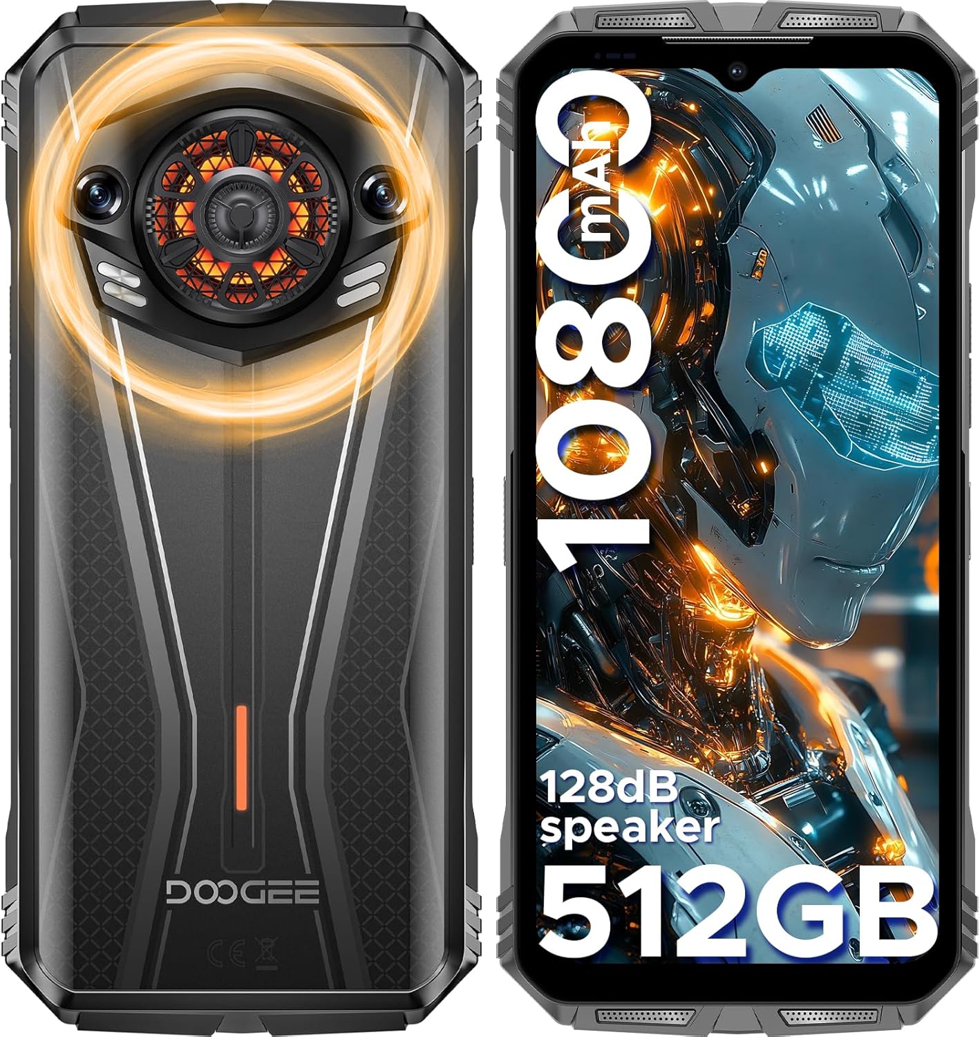 DOOGEE S Punk Pro(2025) Rugged Phone,20GB+512GB Android 14 Rugged Cell Phone with 128dB Loudest Speaker,6.6 FHD+ IPS 90Hz,10800mAh Rugged Smartphone,50MP AI Camera,Waterproof Phone,Face Unlock/NFC DOOGEE S Punk Pro(2025) Rugged Phone,20GB+512GB Android 14 Rugged Cell Phone with 128dB Loudest Speaker,6.6 FHD+ IPS 90Hz,10800mAh Rugged Smartphone,50MP AI Camera,Waterproof Phone,Face Unlock/NFC