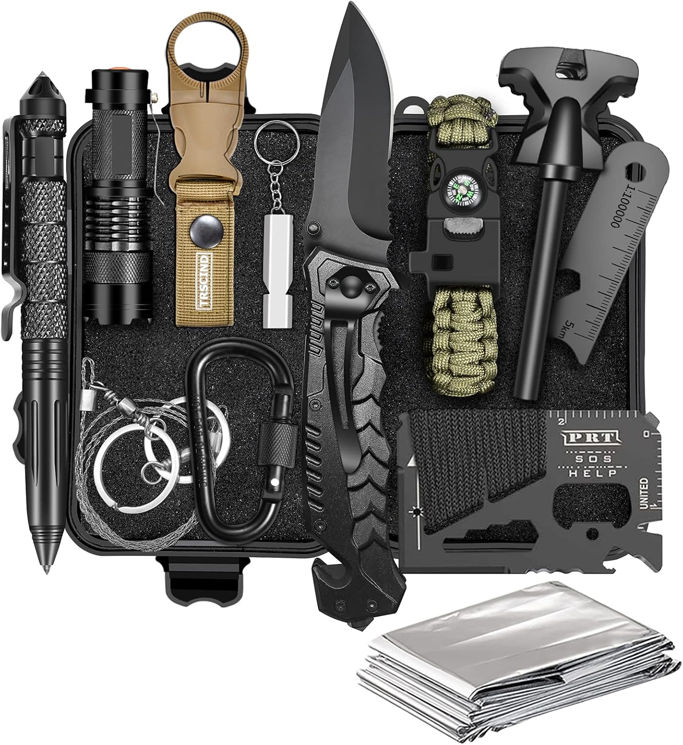 Gifts for Men Dad Husband – Fathers Day Anniversary Birthday Gifts Idea for Him Boyfriend Man – Survival Kit 14 in 1, Survival Gear and Equipment, Fishing Hunting Camping Accessories, Cool Gadgets Gifts for Men Dad Husband – Fathers Day Anniversary Birthday Gifts Idea for Him Boyfriend Man – Survival Kit 14 in 1, Survival Gear and Equipment, Fishing Hunting Camping Accessories, Cool Gadgets