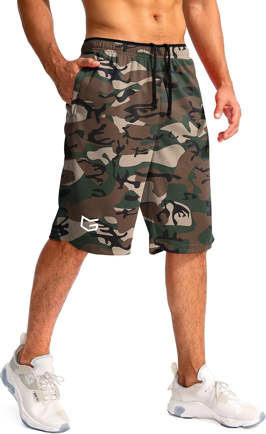 G Gradual Men’s Basketball Shorts with Zipper Pockets Lightweight Quick Dry 11″ Long Shorts for Men Athletic Gym G Gradual Men’s Basketball Shorts with Zipper Pockets Lightweight Quick Dry 11″ Long Shorts for Men Athletic Gym