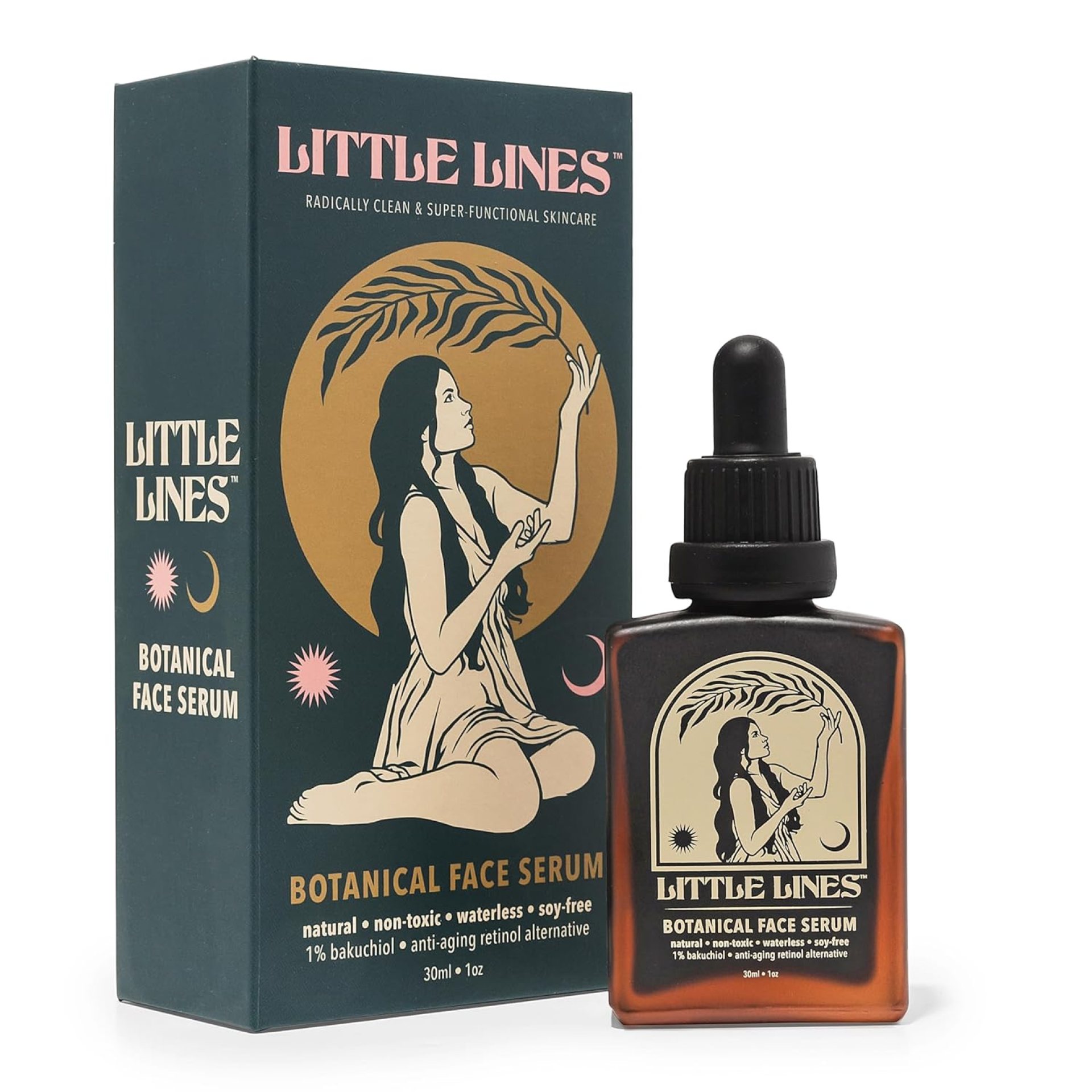 Botanical Bakuchiol Face Serum | Retinol Alternative | Anti-Aging Natural Skin Care For Fine Lines & Wrinkles | Hydrating & Brightening | Face Oil | Cold-Pressed & Waterless Botanical Bakuchiol Face Serum | Retinol Alternative | Anti-Aging Natural Skin Care For Fine Lines & Wrinkles | Hydrating & Brightening | Face Oil | Cold-Pressed & Waterless