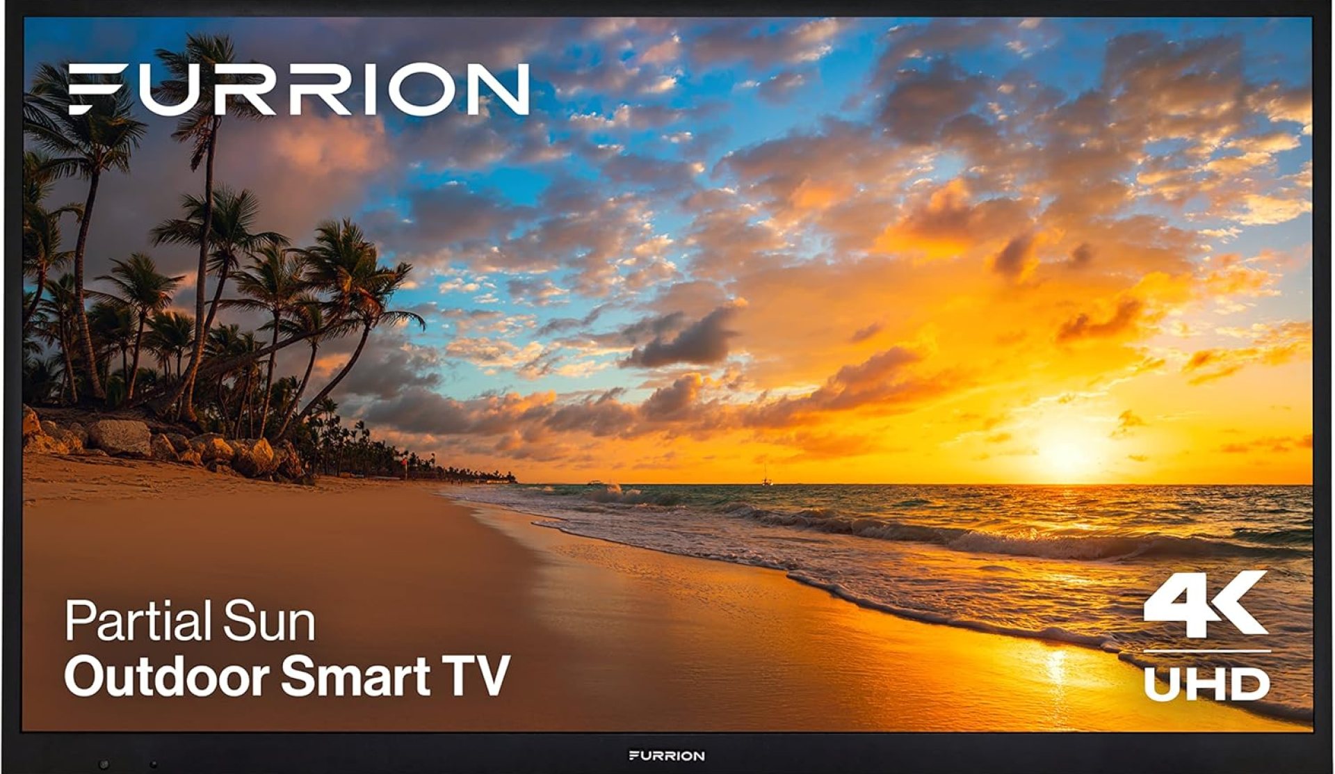 Furrion Aurora 55-Inch Partial-Sun 4K Outdoor Smart TV – Weatherproof Television w/ HDR10, Anti-Glare, 750-Nit LED Screen, Impact-Resistant Screen, External Antenna for Partially Sunny Outdoor Areas Furrion Aurora 55-Inch Partial-Sun 4K Outdoor Smart TV – Weatherproof Television w/ HDR10, Anti-Glare, 750-Nit LED Screen, Impact-Resistant Screen, External Antenna for Partially Sunny Outdoor Areas