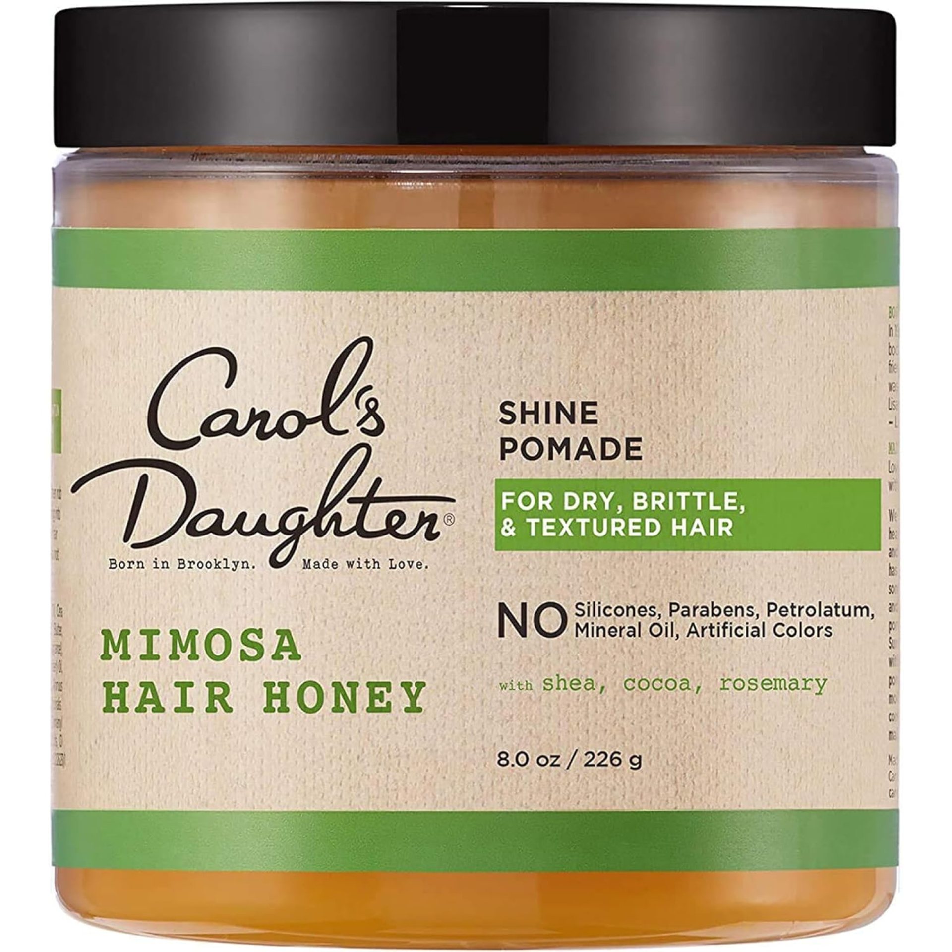 Carol’s Daughter Mimosa Hair Honey Shine Pomade for Textured and Curly Hair – with Shea Butter & Rosemary Oil, 8 fl oz Carol’s Daughter Mimosa Hair Honey Shine Pomade for Textured and Curly Hair – with Shea Butter & Rosemary Oil, 8 fl oz