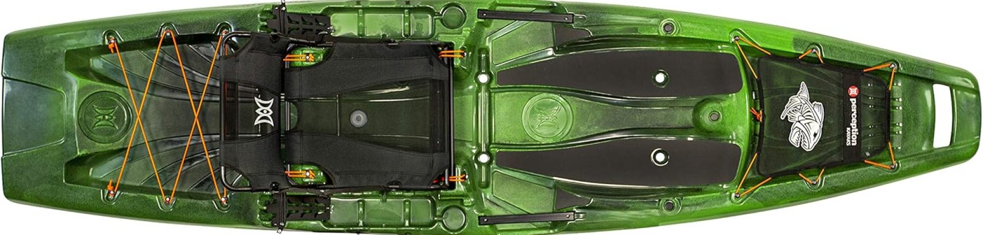 Perception Kayaks Outlaw 11.5 | Sit on Top Fishing Kayak | Fold Away Lawn Chair Seat | 4 Rod Holders | Integrated Tackle Trays | 11′ 6″ Perception Kayaks Outlaw 11.5 | Sit on Top Fishing Kayak | Fold Away Lawn Chair Seat | 4 Rod Holders | Integrated Tackle Trays | 11′ 6″