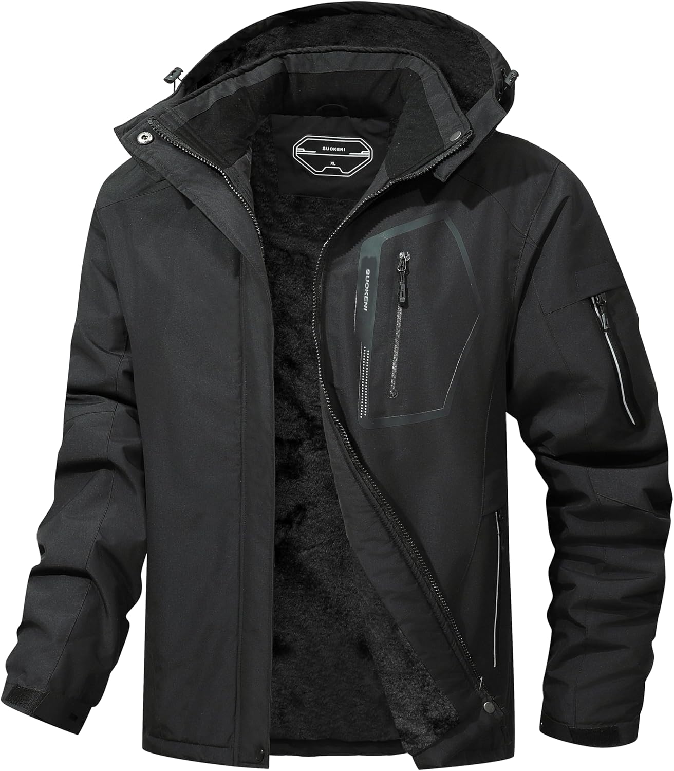 Men’s Ski Jacket Winter Warm Snow Coat Waterproof Windbreaker Hooded Work Outerwear Snowboarding Jackets Men’s Ski Jacket Winter Warm Snow Coat Waterproof Windbreaker Hooded Work Outerwear Snowboarding Jackets