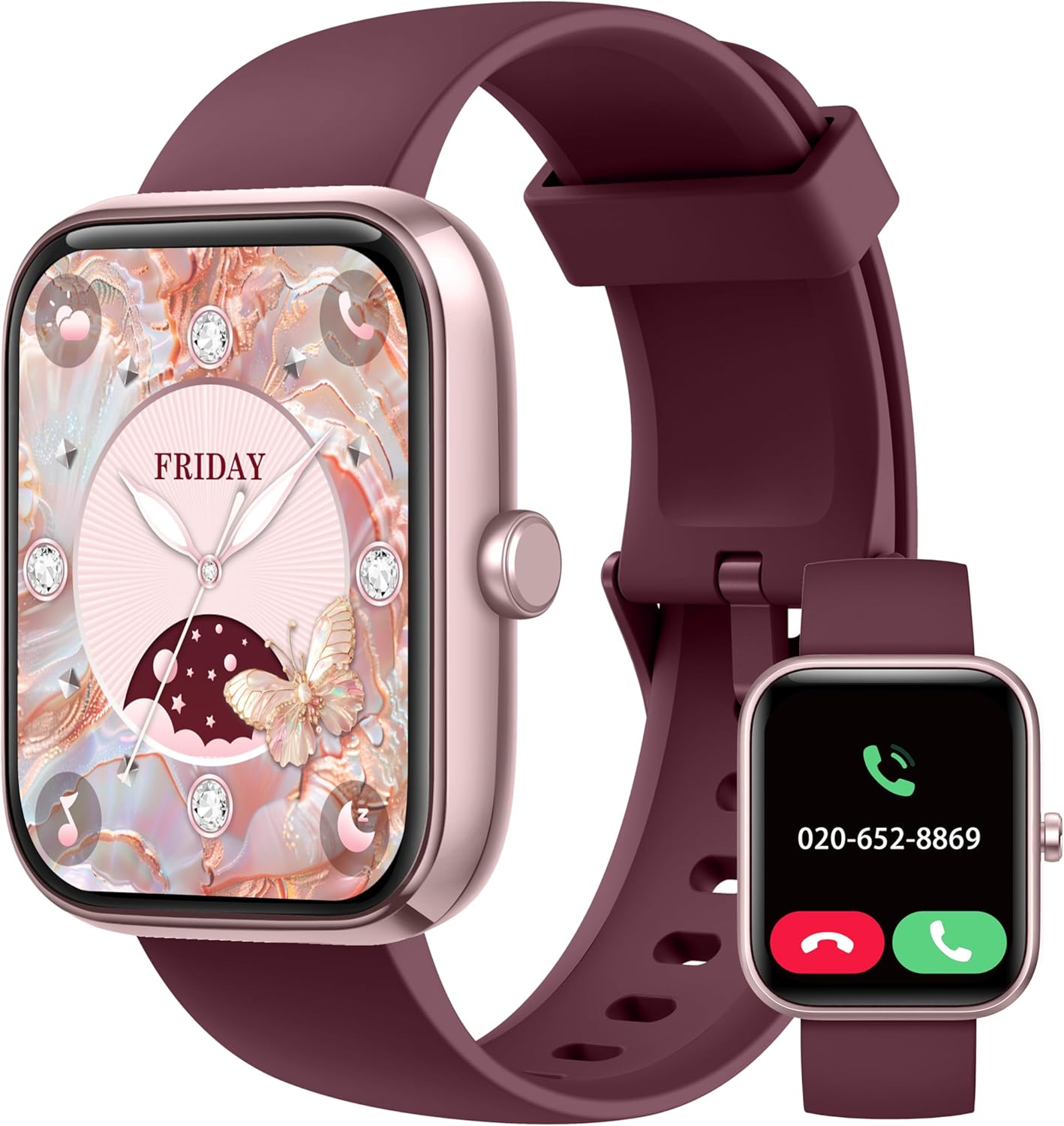 Smart Watch, 1.83” Smartwatch Women Men Answer Make Calls, Alexa Fitness Watch, IP68 Waterproof Fitness Tracker, Heart Rate Monitor, 100+ Sports Pedometer Watch, Timer for android & iOS Phone Smart Watch, 1.83” Smartwatch Women Men Answer Make Calls, Alexa Fitness Watch, IP68 Waterproof Fitness Tracker, Heart Rate Monitor, 100+ Sports Pedometer Watch, Timer for android & iOS Phone