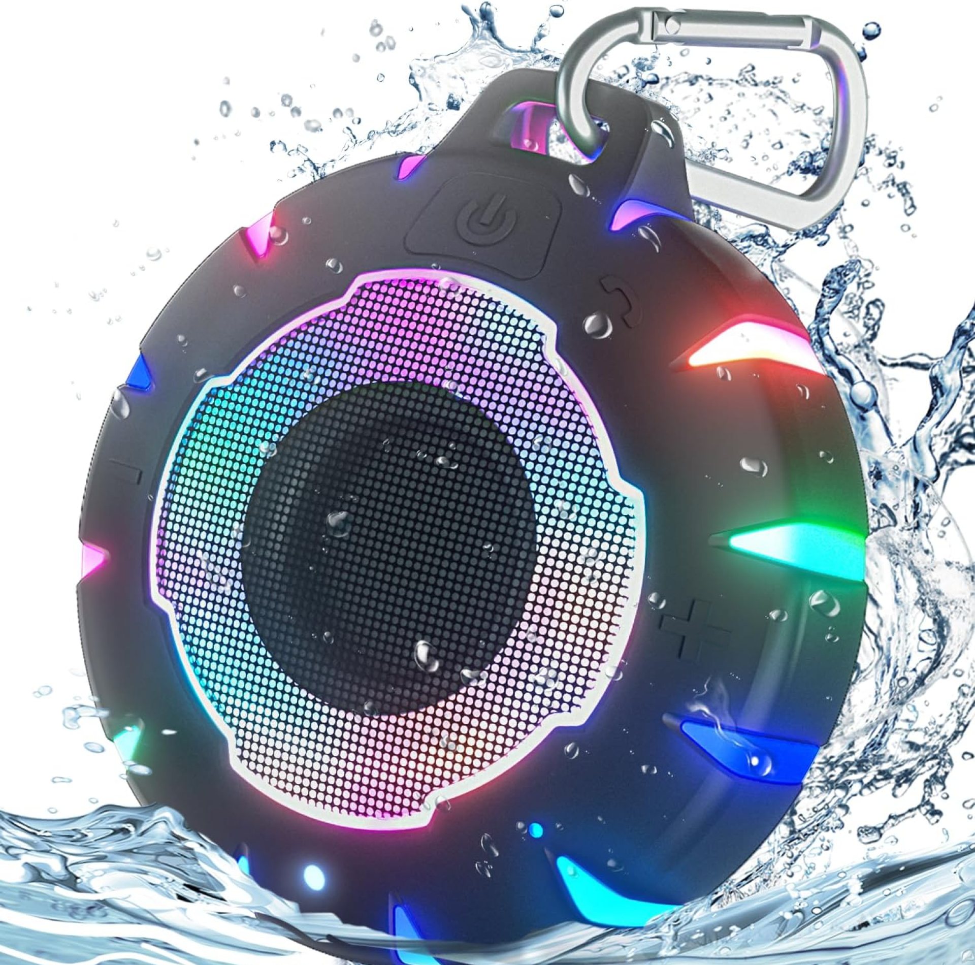 HEYSONG Waterproof Shower Bluetooth Speaker, Durable & Portable with Clear Sound, Ideal for Shower, Pool, Beach & Kayaking – Great Gift for All Ages HEYSONG Waterproof Shower Bluetooth Speaker, Durable & Portable with Clear Sound, Ideal for Shower, Pool, Beach & Kayaking – Great Gift for All Ages