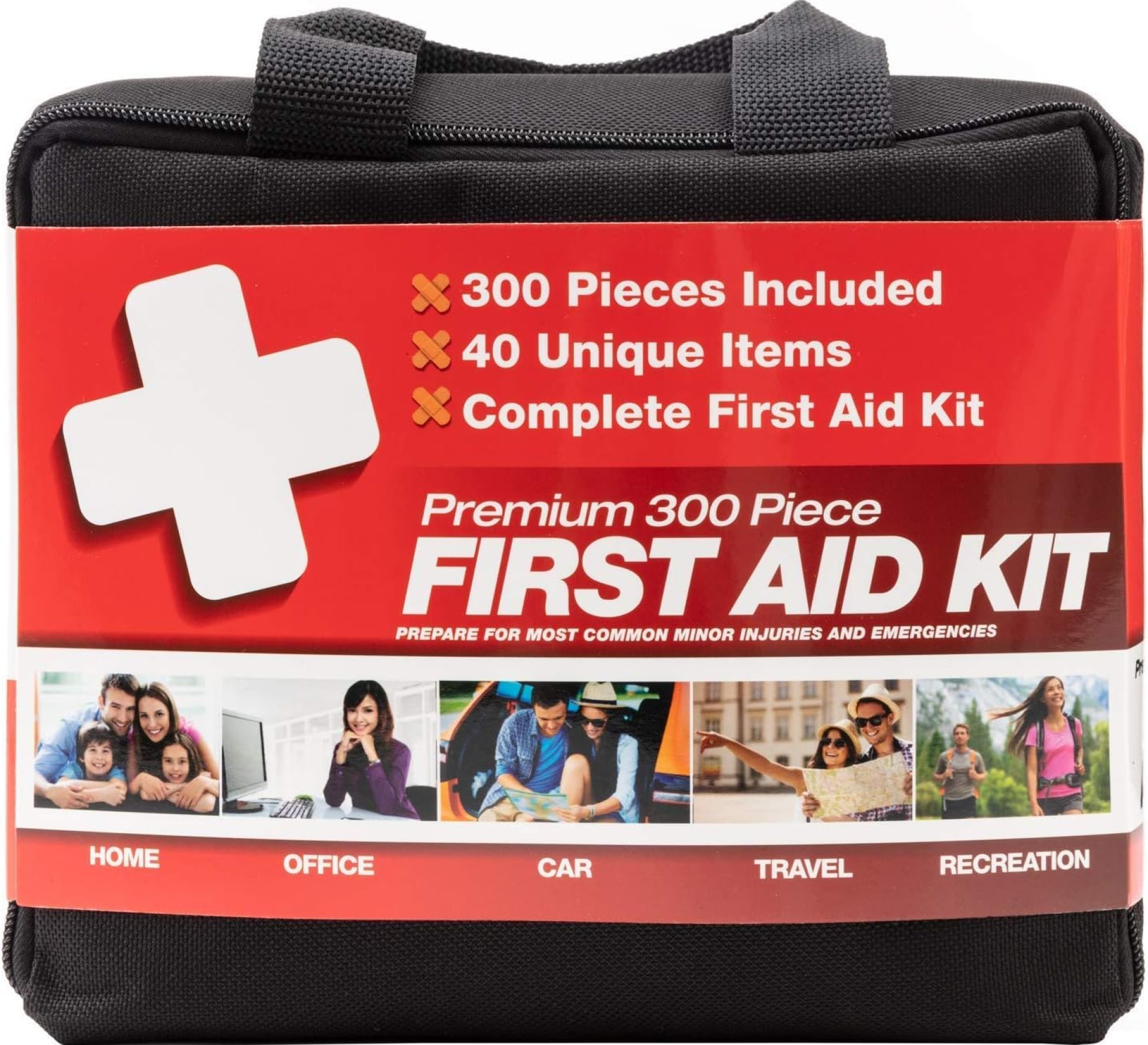 M2 BASICS Professional 300 Piece (40 Unique Items) First Aid Kit | Home, Car, Business, Travel | Medical Kit, Emergency Kit M2 BASICS Professional 300 Piece (40 Unique Items) First Aid Kit | Home, Car, Business, Travel | Medical Kit, Emergency Kit