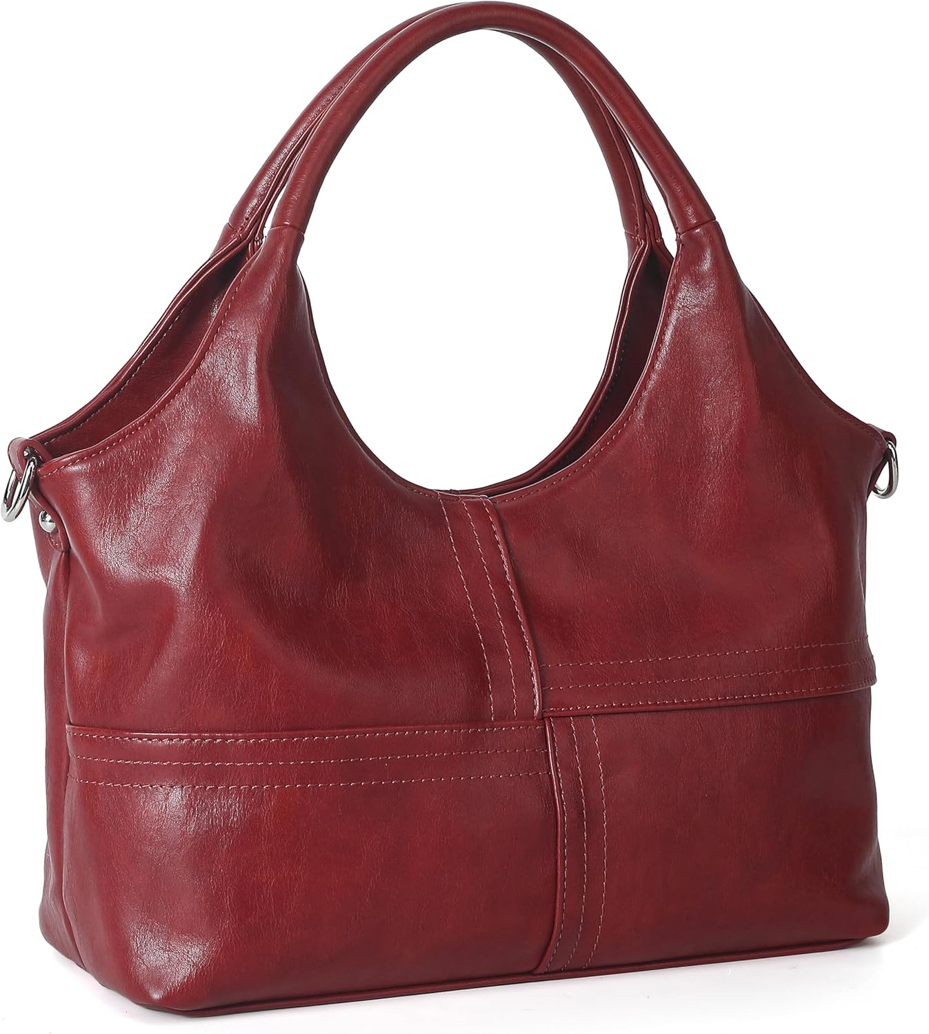 KOGTLA Vegan Leather Purses for Women with Detachable Satchel Strap, Ladies Handbags, Tote Hobo Bags with Top Handle KOGTLA Vegan Leather Purses for Women with Detachable Satchel Strap, Ladies Handbags, Tote Hobo Bags with Top Handle