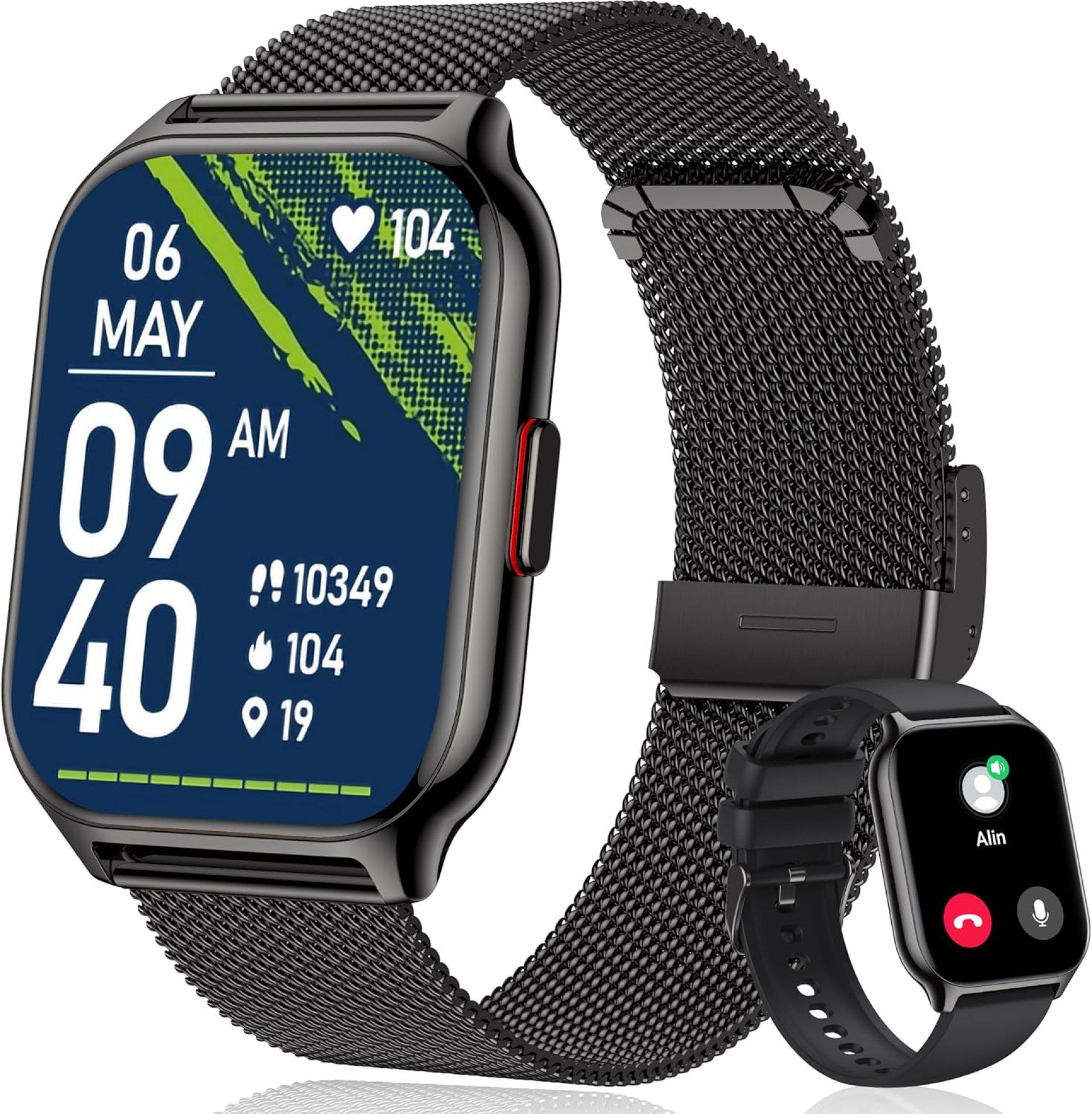 Smart Watch for Women Men(Dial/Answer Calls), 2.0″ Fitness Tracker Watch with Heart Rate/Blood Pressure/Blood Oxygen Monitor for Android iOS Smart Watch for Women Men(Dial/Answer Calls), 2.0″ Fitness Tracker Watch with Heart Rate/Blood Pressure/Blood Oxygen Monitor for Android iOS