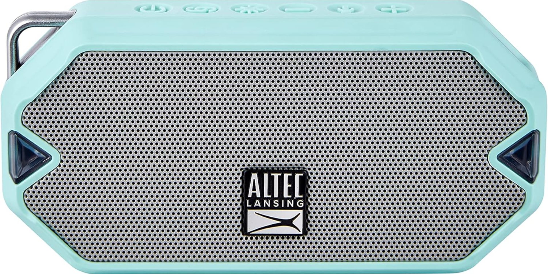 Altec Lansing – HydraMini Wireless Bluetooth Speaker, IP67 Waterproof USB C Rechargeable Battery with 6 Hours Playtime, Compact, Shockproof, Snowproof, Everything Proof (Mint Green) Altec Lansing – HydraMini Wireless Bluetooth Speaker, IP67 Waterproof USB C Rechargeable Battery with 6 Hours Playtime, Compact, Shockproof, Snowproof, Everything Proof (Mint Green)