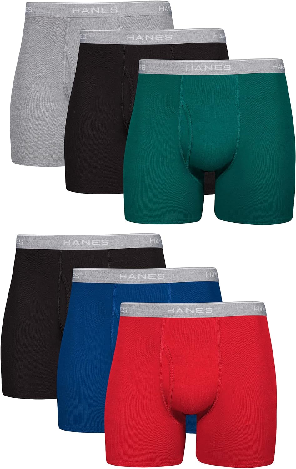 Hanes Men’s Boxer Briefs, Soft and Breathable Cotton Underwear with ComfortFlex Waistband, Multipack Hanes Men’s Boxer Briefs, Soft and Breathable Cotton Underwear with ComfortFlex Waistband, Multipack