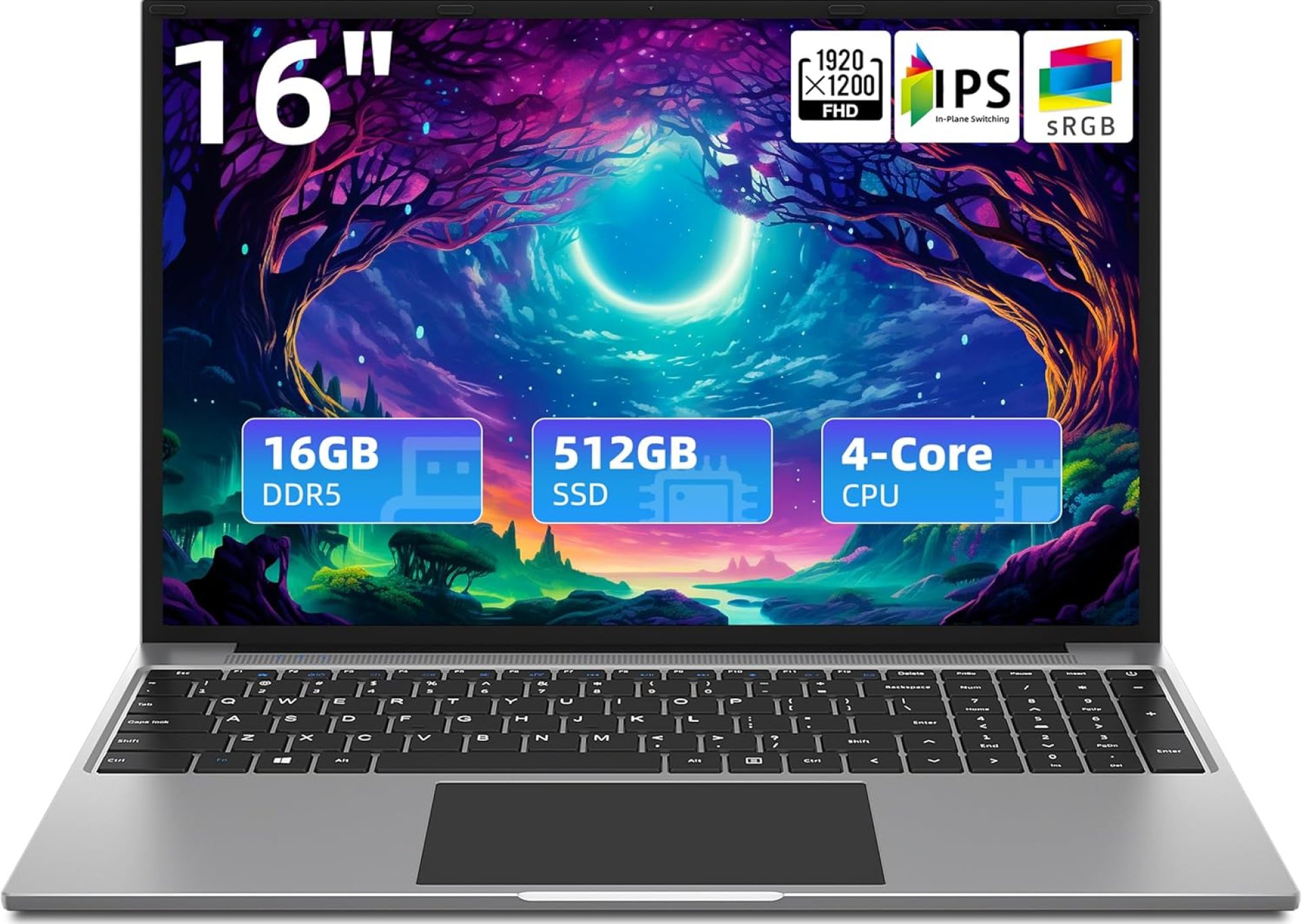 jumper Laptop 16 Inch, 16GB RAM 512GB SSD, FHD 1920×1200 Display(16:10), Laptop Computer with Quad Core N CPU, 38WH Battery, Cooling System, Numeric Keyboard, 4 Speakers, Business Student Laptops. jumper Laptop 16 Inch, 16GB RAM 512GB SSD, FHD 1920×1200 Display(16:10), Laptop Computer with Quad Core N CPU, 38WH Battery, Cooling System, Numeric Keyboard, 4 Speakers, Business Student Laptops.