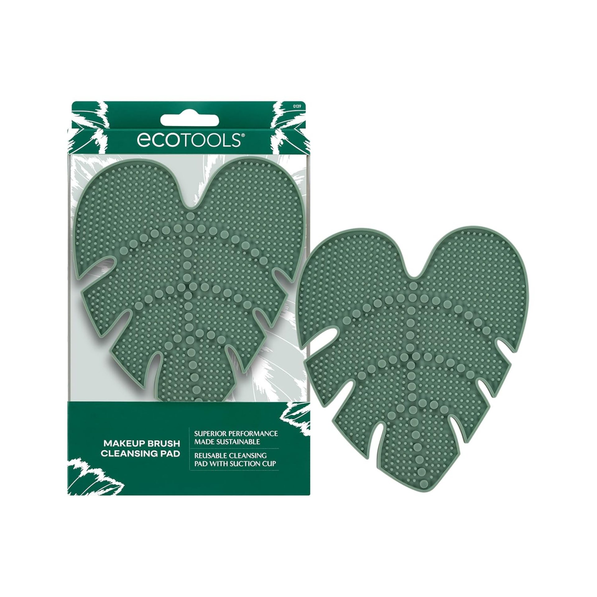 EcoTools Makeup Brush Cleansing Pad, Brush Cleaner Mat For Deep Cleaning Tools, Use With Makeup Brush Shampoo, 100% Silicone, Easy To Clean, Features Suction Cup For Easy Usage, Cruelty-Free, 1 Count EcoTools Makeup Brush Cleansing Pad, Brush Cleaner Mat For Deep Cleaning Tools, Use With Makeup Brush Shampoo, 100% Silicone, Easy To Clean, Features Suction Cup For Easy Usage, Cruelty-Free, 1 Count