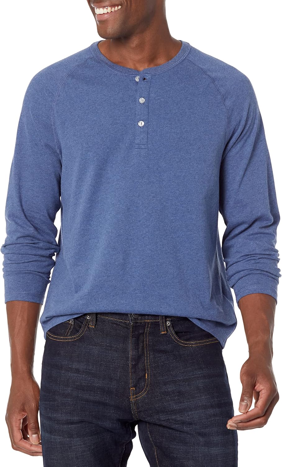 Amazon Essentials Long Sleeve Shirt for Men, Regular-Fit Henley, Available in Big & Tall Amazon Essentials Long Sleeve Shirt for Men, Regular-Fit Henley, Available in Big & Tall