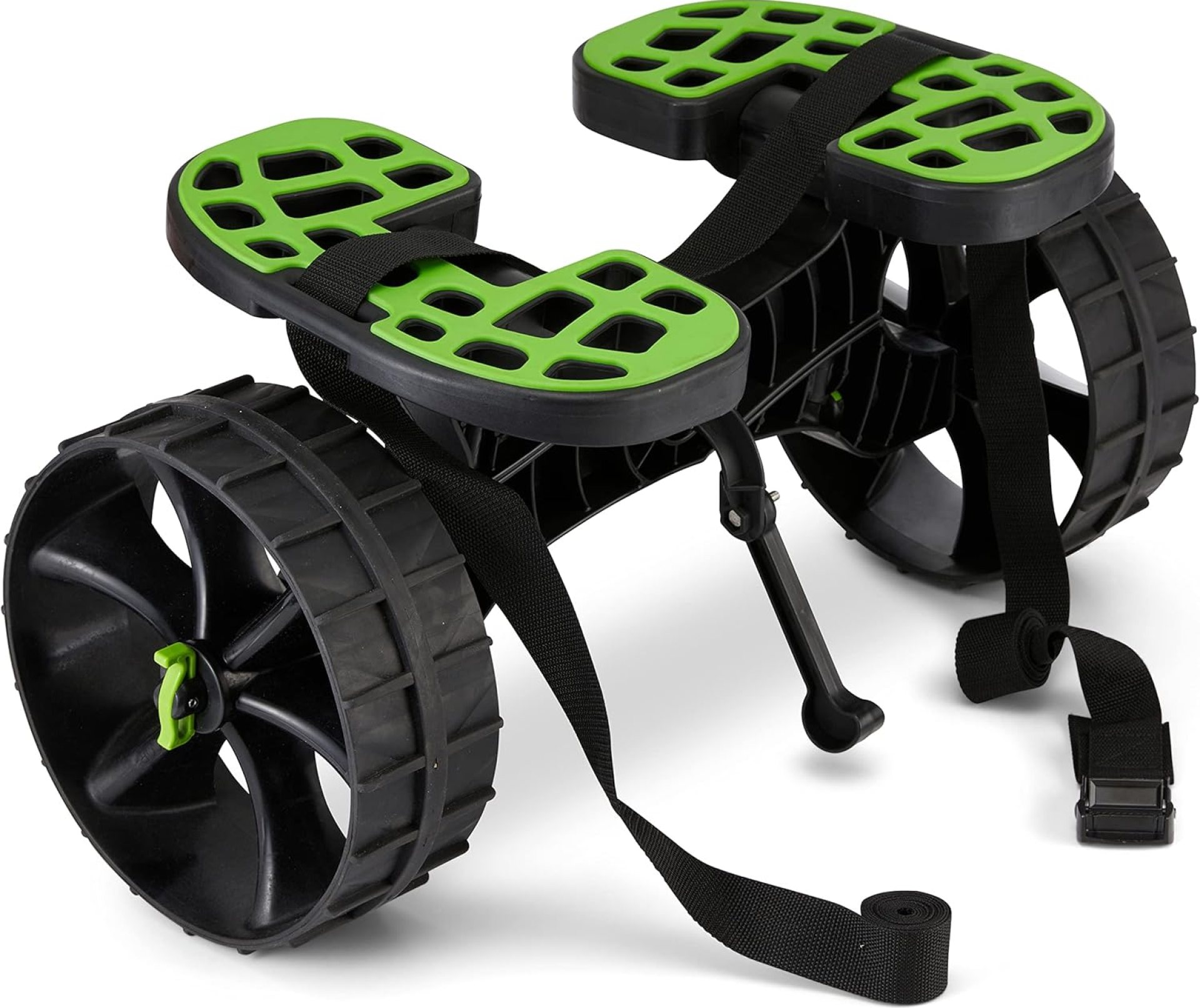 Ulticor Kayak Cart, Puncture-Free Wheels Assembles and Disassembles Within Seconds – Easy to Store – No Tools Required – All-Terrain Durable Kayak and Canoe Cart with Adjustable Straps (Green – Black) Ulticor Kayak Cart, Puncture-Free Wheels Assembles and Disassembles Within Seconds – Easy to Store – No Tools Required – All-Terrain Durable Kayak and Canoe Cart with Adjustable Straps (Green – Black)