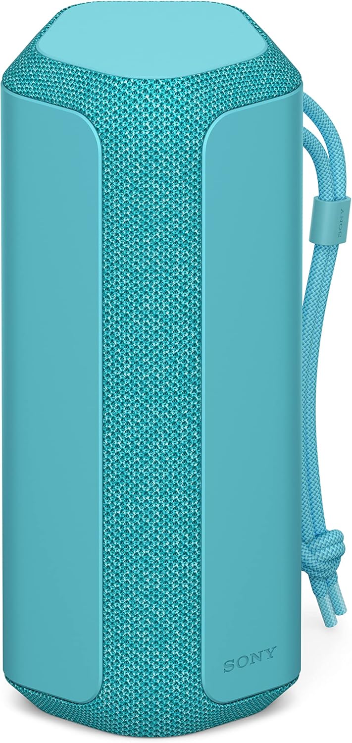 Sony SRS-XE200 X-Series Wireless Ultra Portable-Bluetooth-Speaker, IP67 Waterproof, Dustproof and Shockproof with 16 Hour Battery and Easy to Carry Strap, Blue Sony SRS-XE200 X-Series Wireless Ultra Portable-Bluetooth-Speaker, IP67 Waterproof, Dustproof and Shockproof with 16 Hour Battery and Easy to Carry Strap, Blue