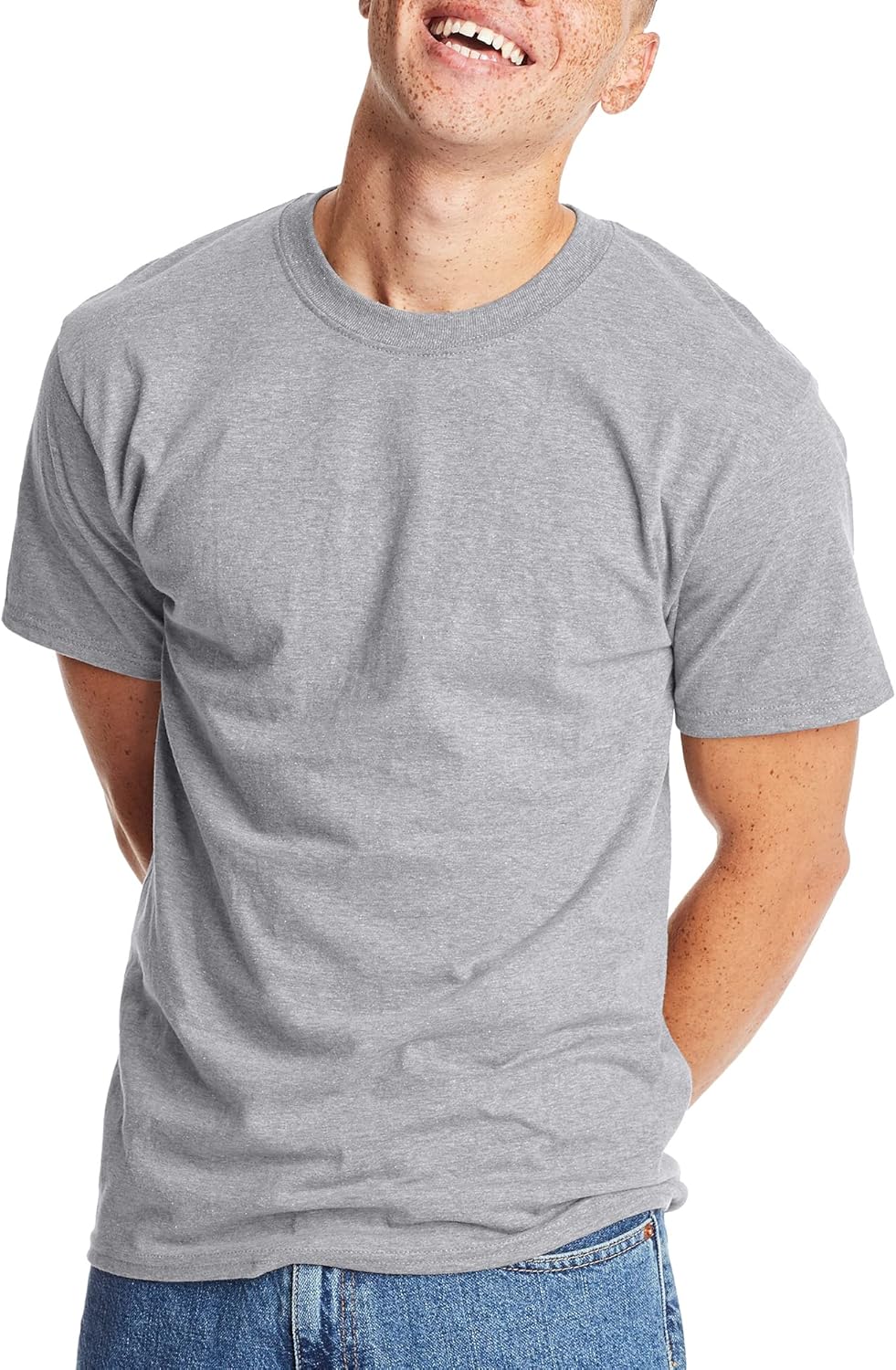 Hanes Men’s Beefy-T T-Shirt, Heavyweight Cotton Tee, 1 Or 2 Pack, Big & Tall Hanes Men’s Beefy-T T-Shirt, Heavyweight Cotton Tee, 1 Or 2 Pack, Big & Tall