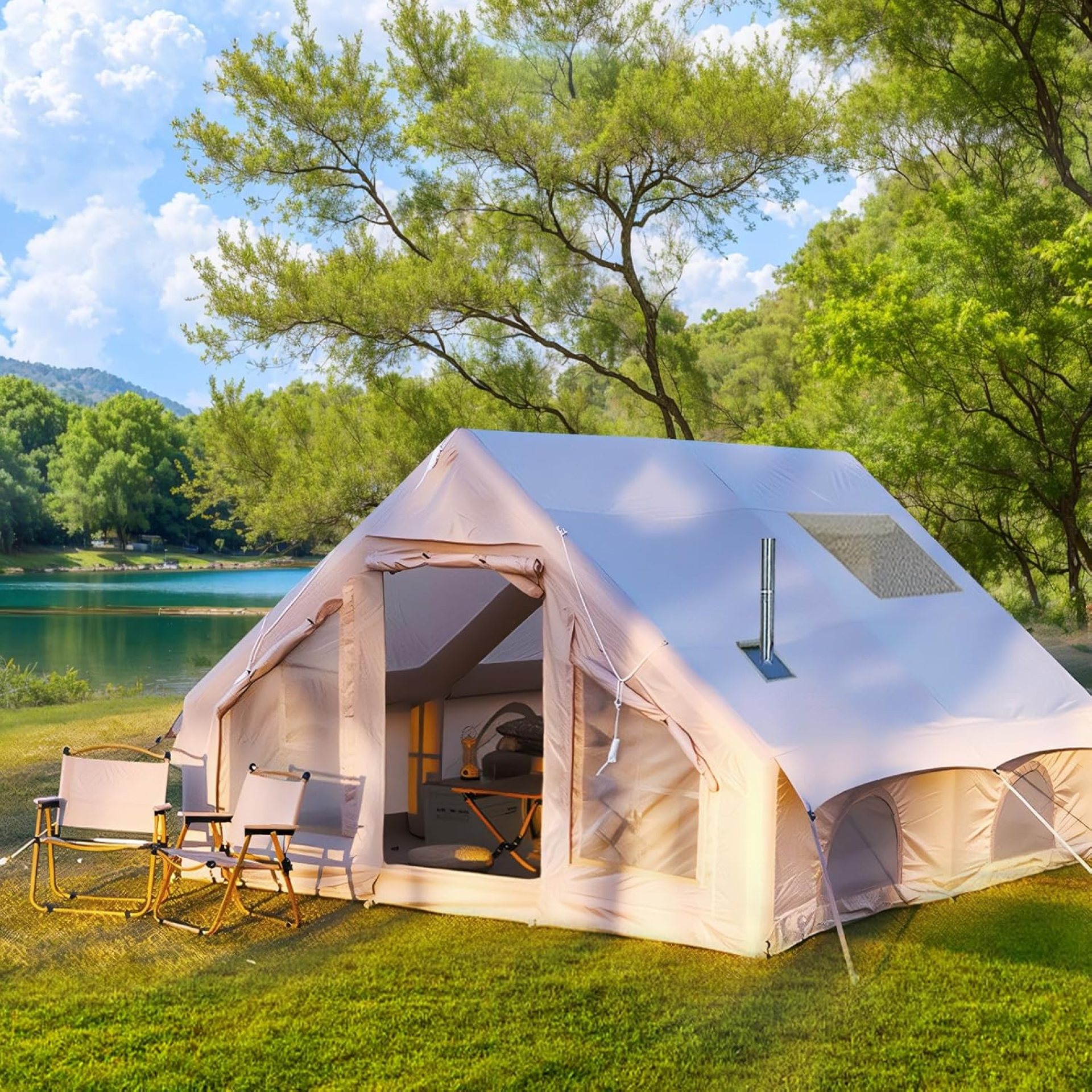 Inflatable Tents for Camping,Large Inflatable Camping Tent with Hand Pump,Inflatable Tent,Easy Setup Tents for Camping Portable Glamping Tent Camping Tent Air Tent Blow Up Tent Inflatable Tents for Camping,Large Inflatable Camping Tent with Hand Pump,Inflatable Tent,Easy Setup Tents for Camping Portable Glamping Tent Camping Tent Air Tent Blow Up Tent
