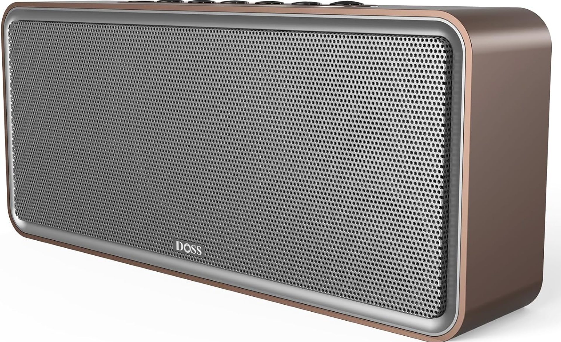 DOSS SoundBox XL Bluetooth Speaker with Subwoofer, 32W Loud Sound with Booming Bass, Dual DSP Technologies, 10H Playtime, USB-C, TWS, 2.1 Audio Channel for Home, Indoor and Office – Gold DOSS SoundBox XL Bluetooth Speaker with Subwoofer, 32W Loud Sound with Booming Bass, Dual DSP Technologies, 10H Playtime, USB-C, TWS, 2.1 Audio Channel for Home, Indoor and Office – Gold