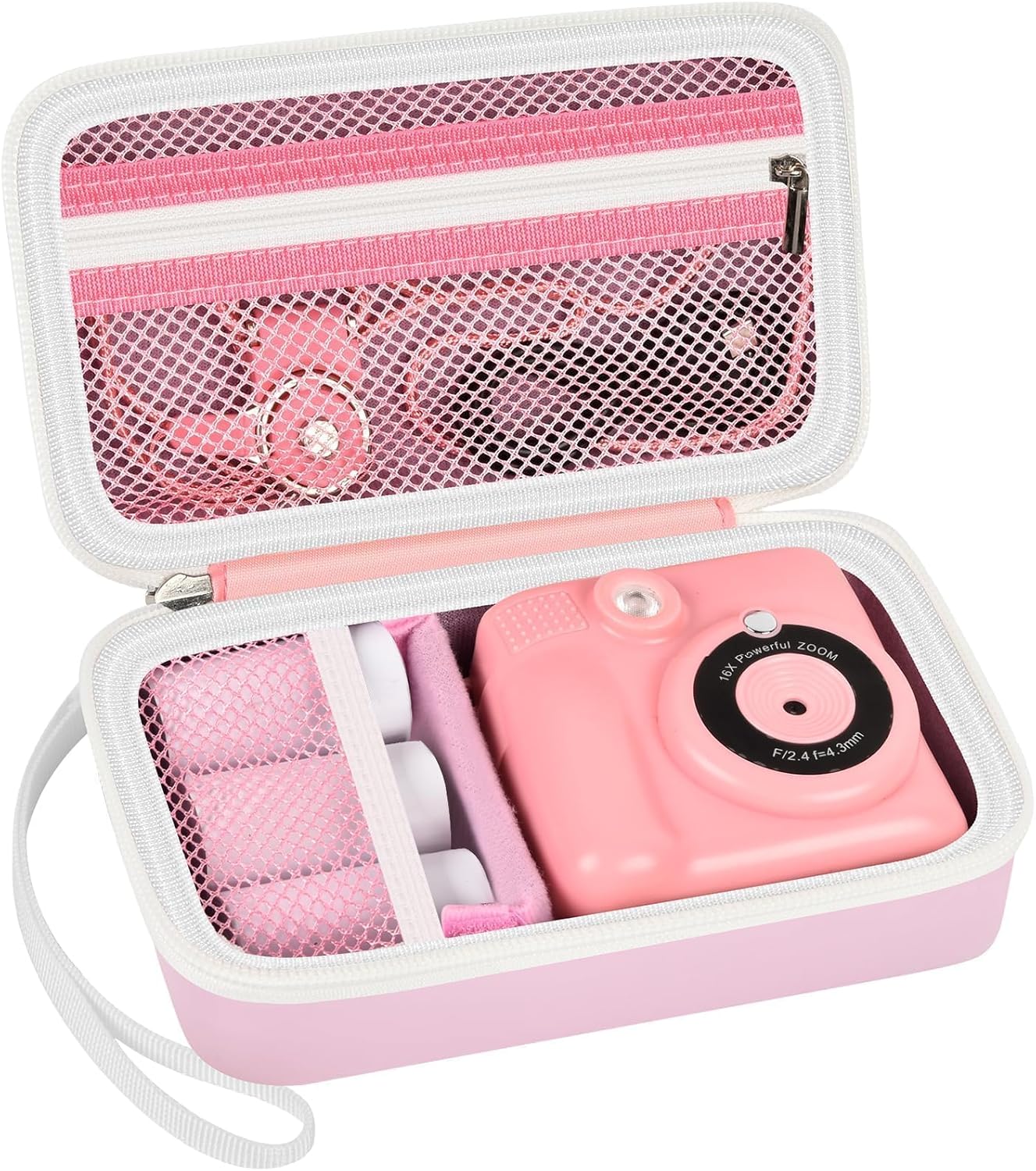 Case Compatible with ESOXOFFORE for Dylanto for Anchioo for WEEFUN for GKTZ for Amzelas for Mafiti Instant Print Camera for Kids, Film Camera Storage Holder Organizer Bag (Box Only)- Pink Case Compatible with ESOXOFFORE for Dylanto for Anchioo for WEEFUN for GKTZ for Amzelas for Mafiti Instant Print Camera for Kids, Film Camera Storage Holder Organizer Bag (Box Only)- Pink