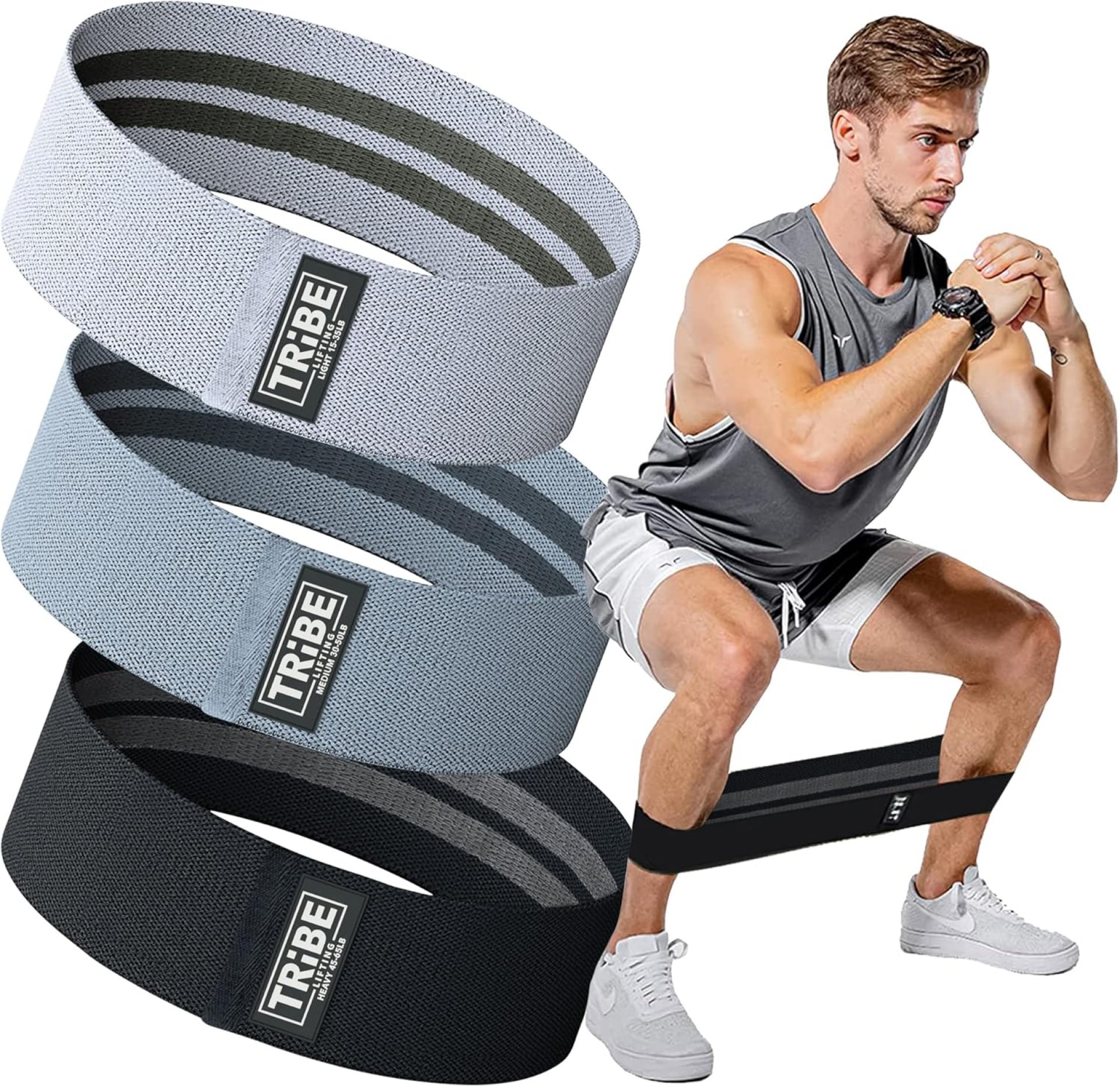 Fabric Resistance Bands for Working Out – Booty Bands for Women and Men – Exercise Bands Resistance Bands Set – Workout Bands Resistance Bands for Legs Fabric Resistance Bands for Working Out – Booty Bands for Women and Men – Exercise Bands Resistance Bands Set – Workout Bands Resistance Bands for Legs