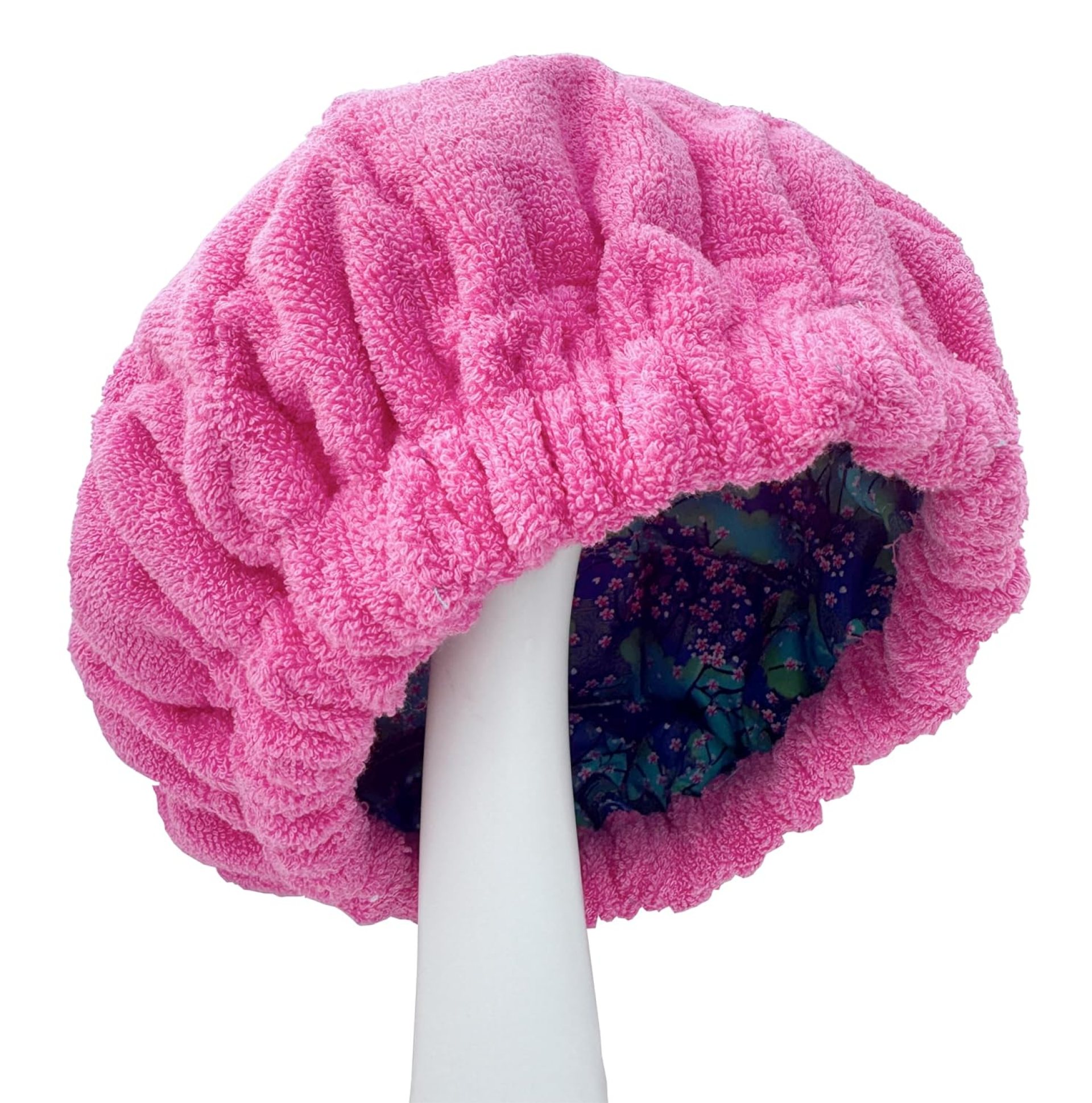 AKISS Flaxseed Deep Conditioning Heat Cap Portable Microwave Hot Bonnet Therapy Hair care Cap For Women (Fushcia/Flowers, Large) AKISS Flaxseed Deep Conditioning Heat Cap Portable Microwave Hot Bonnet Therapy Hair care Cap For Women (Fushcia/Flowers, Large)
