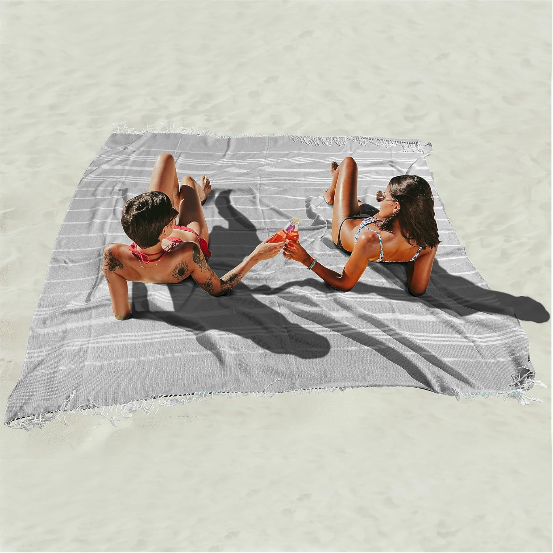 Giant Huge Thin Boho Throw Blanket Turkish Beach Blanket Towel Jumbo Extra Large XL XXL Big Oversized Outdoor Picnic Accessories Airplane Travel Essentials Camping Gears Must Haves Yard Yoga Mat Grey Giant Huge Thin Boho Throw Blanket Turkish Beach Blanket Towel Jumbo Extra Large XL XXL Big Oversized Outdoor Picnic Accessories Airplane Travel Essentials Camping Gears Must Haves Yard Yoga Mat Grey